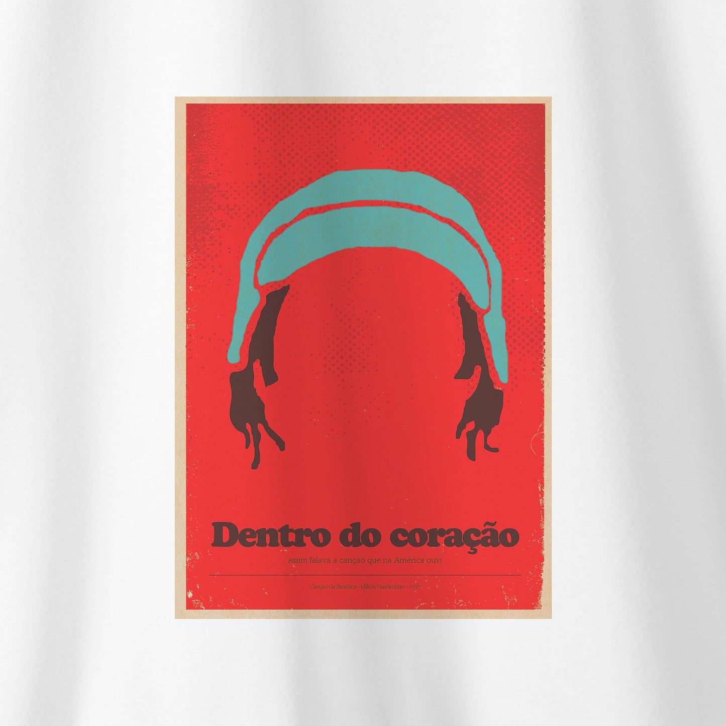 Camiseta Amazônia MPB MILTON NASCIMENTO - BRANCO - cód 10059