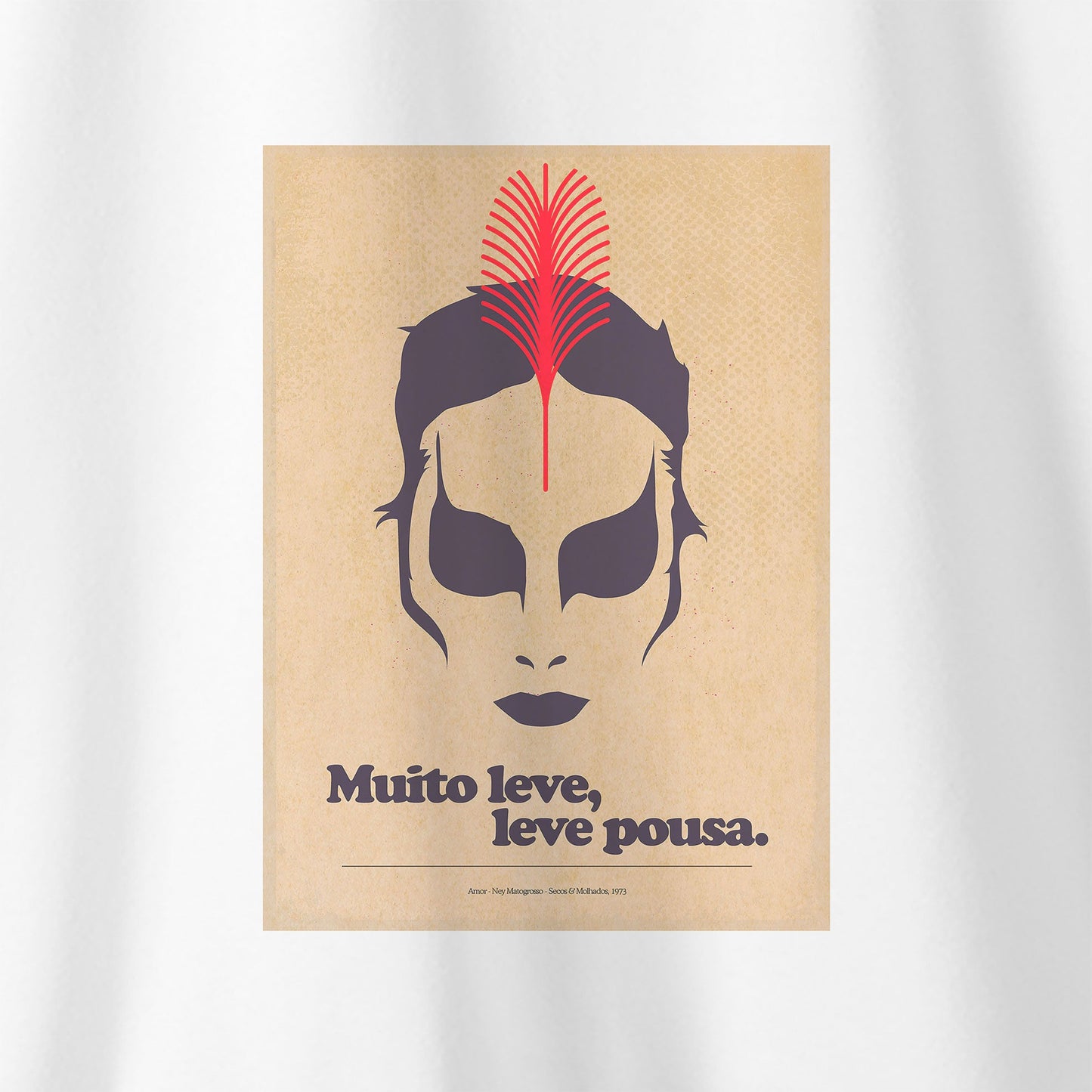 Camiseta Amazônia NEY MATOGROSSO - BRANCO - cód 10060