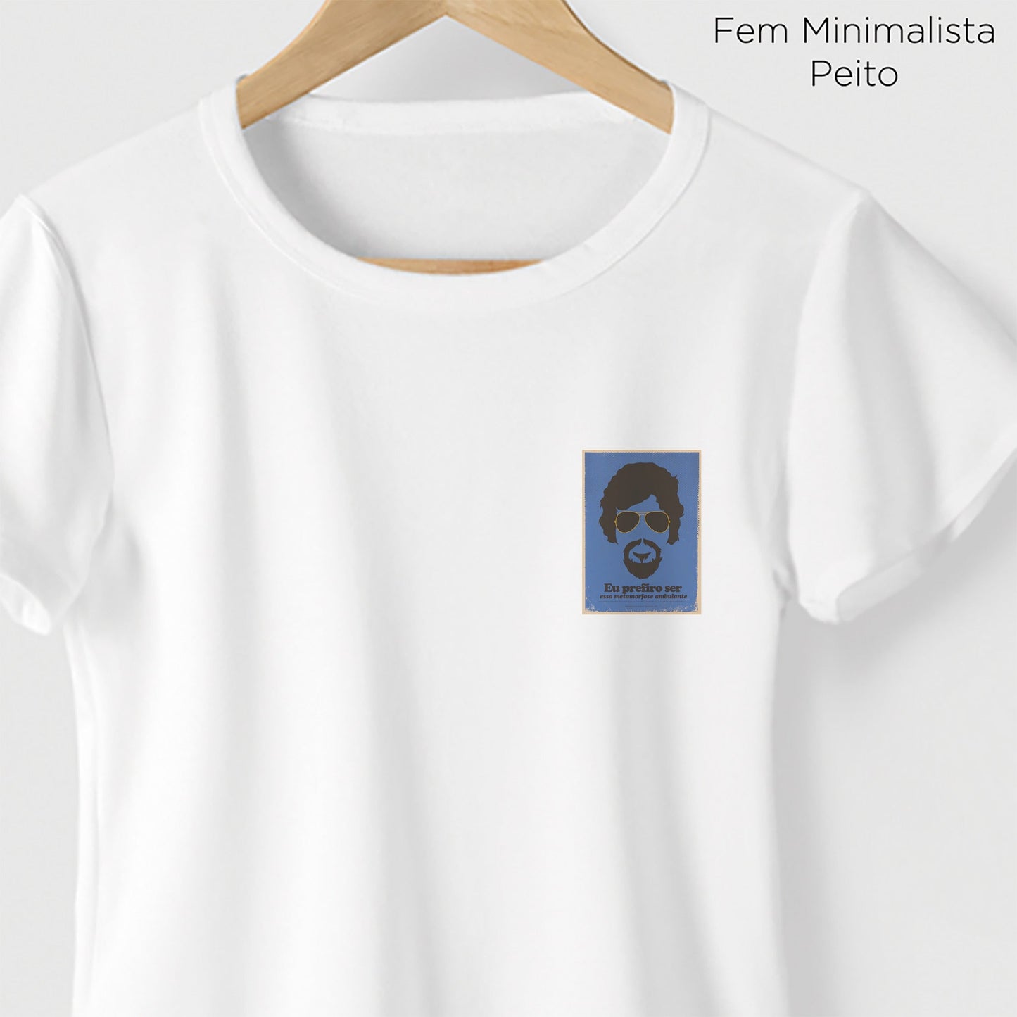 Camiseta Amazônia MPB RAUL SEIXAS - BRANCO - cód 10062