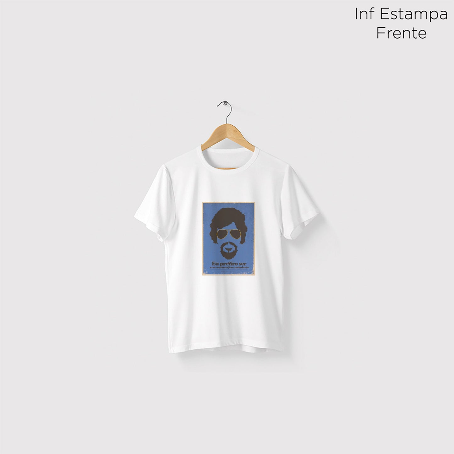 Camiseta Amazônia MPB RAUL SEIXAS - BRANCO - cód 10062