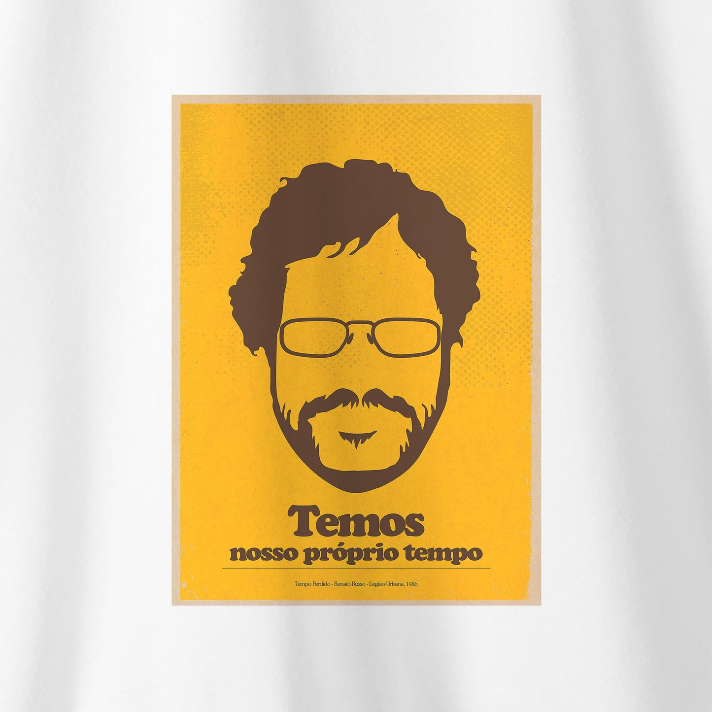 Camiseta Amazônia MPB RENATO RUSSO - BRANCO - cód 10063