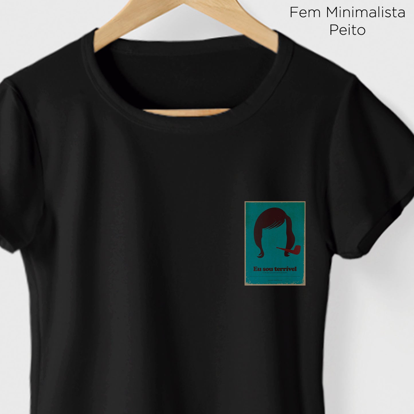Camiseta Algoodão Preto - cód 10065