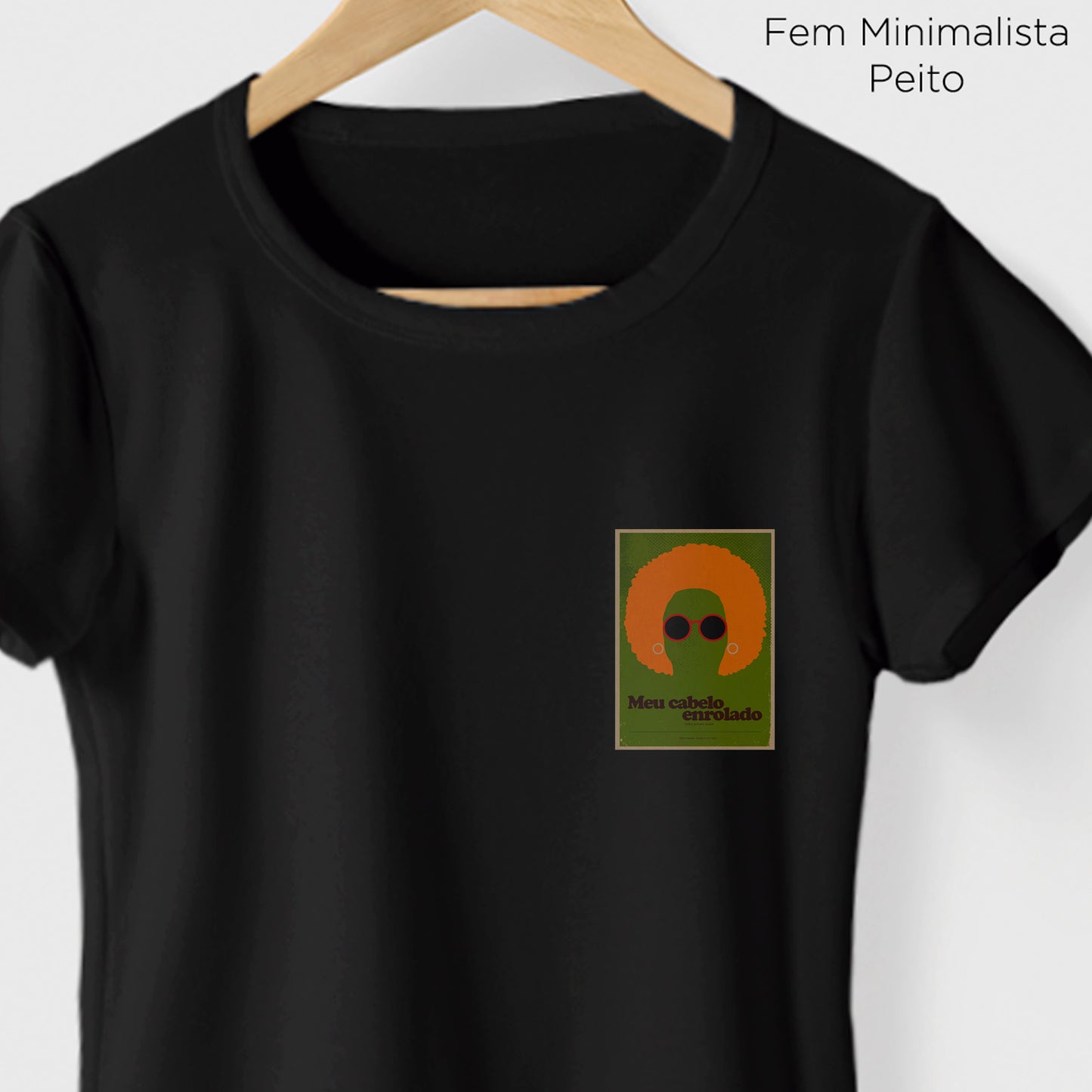 Camiseta Algoodão Preto - cód 10067