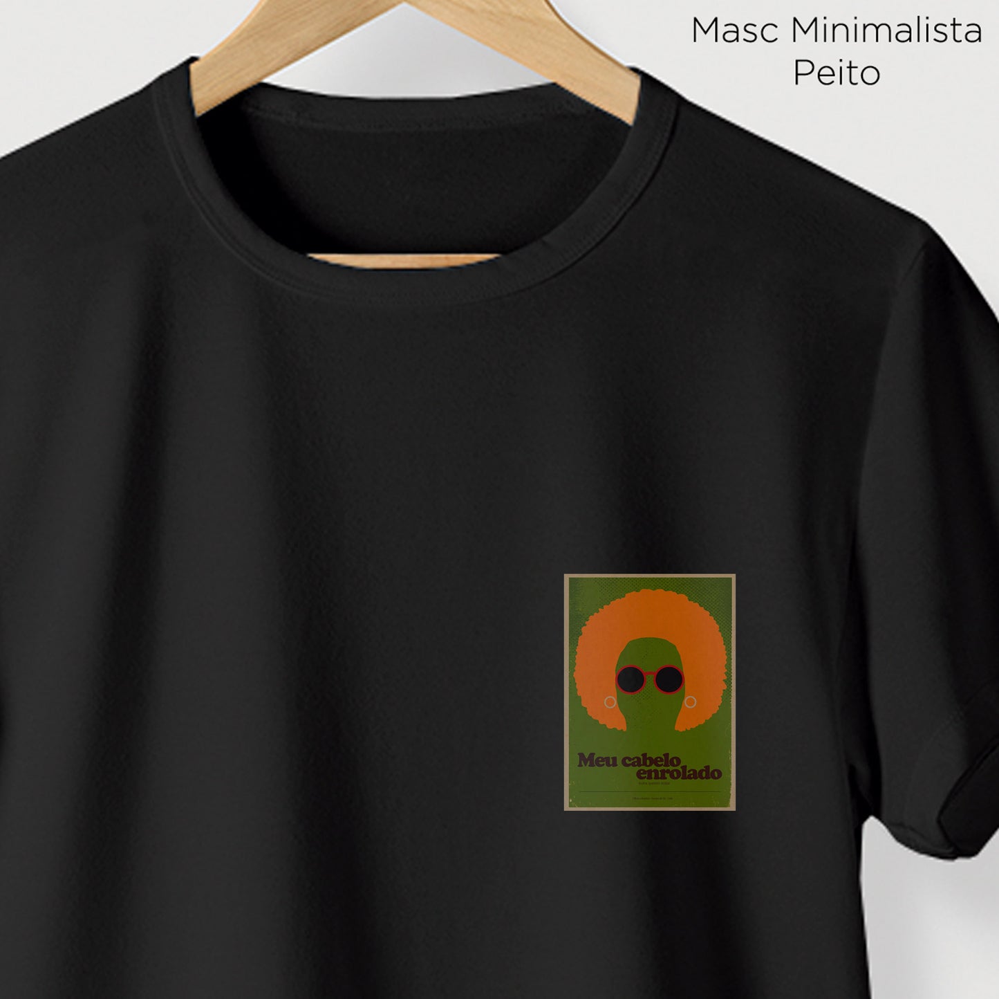 Camiseta Algoodão Preto - cód 10067