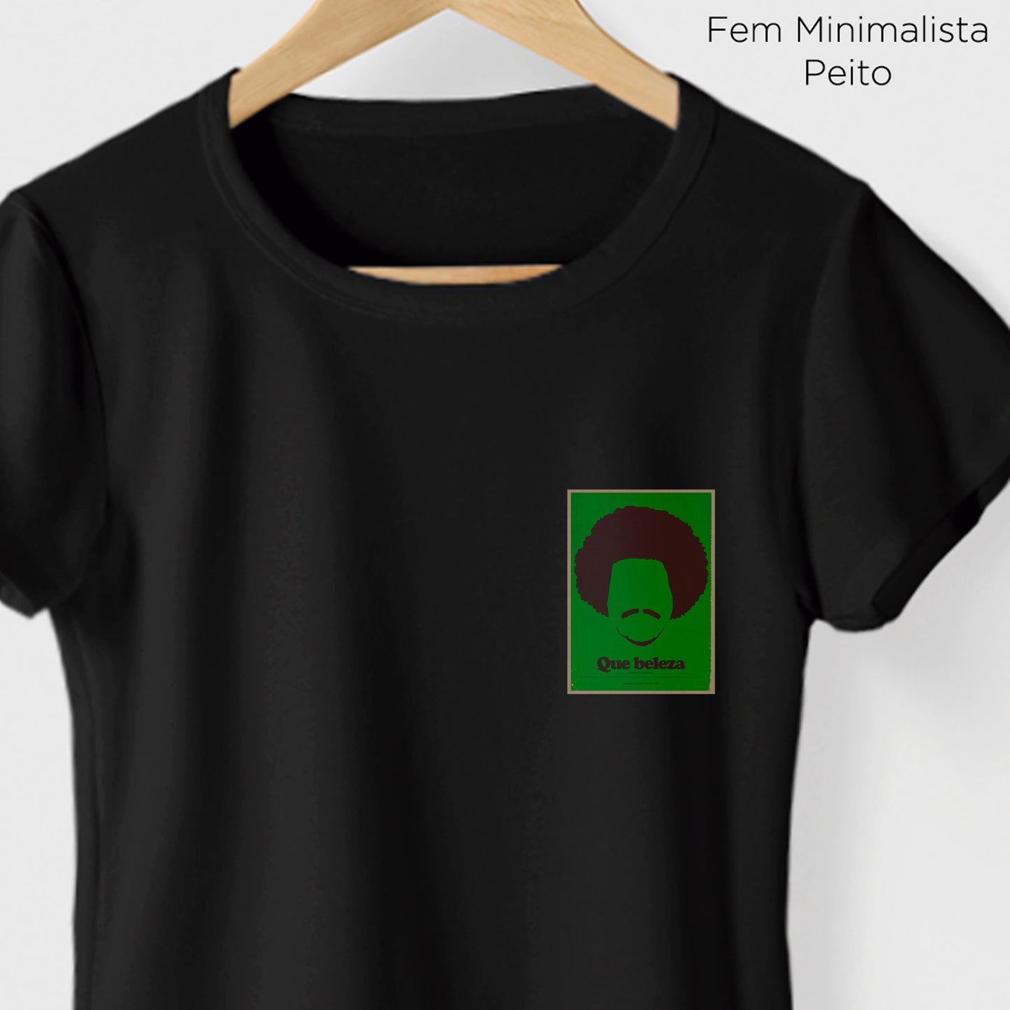 Camiseta Algoodão Preto - cód 10068