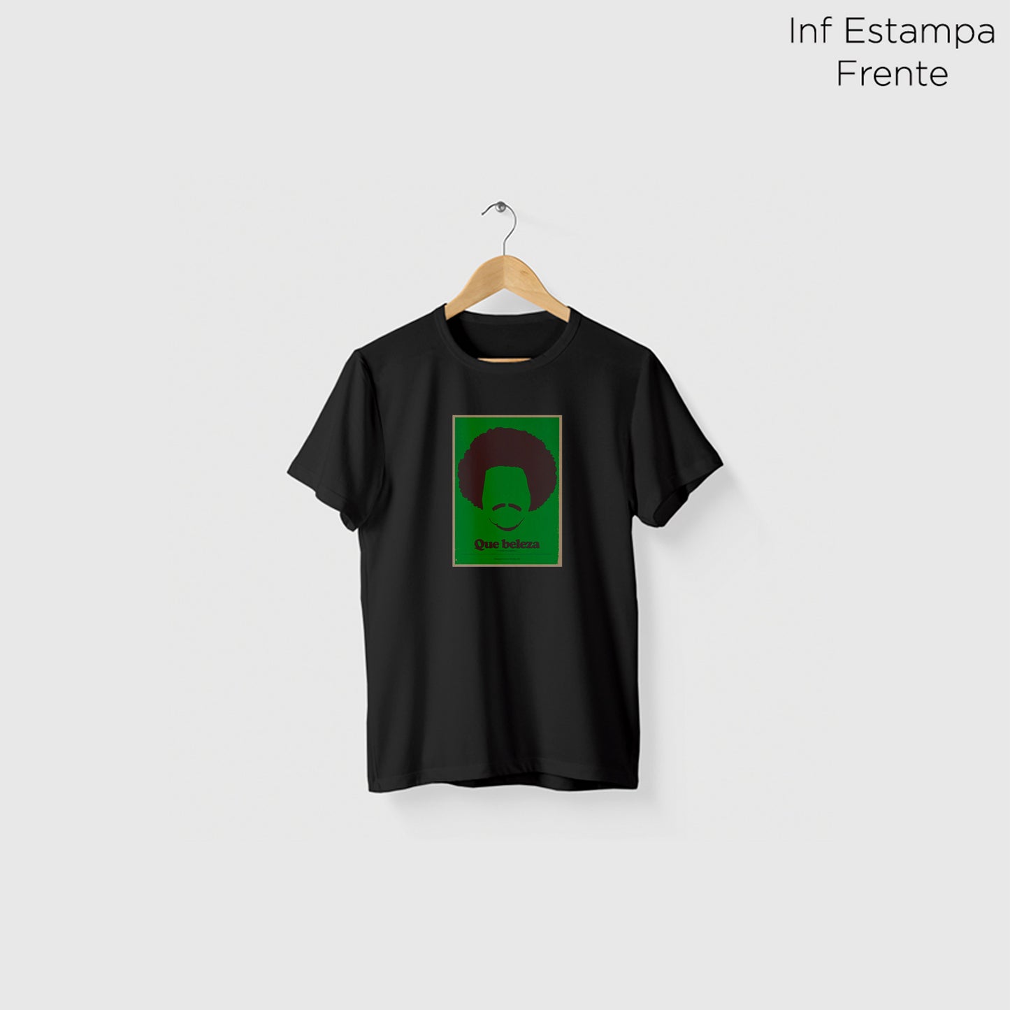 Camiseta Algoodão Preto - cód 10068