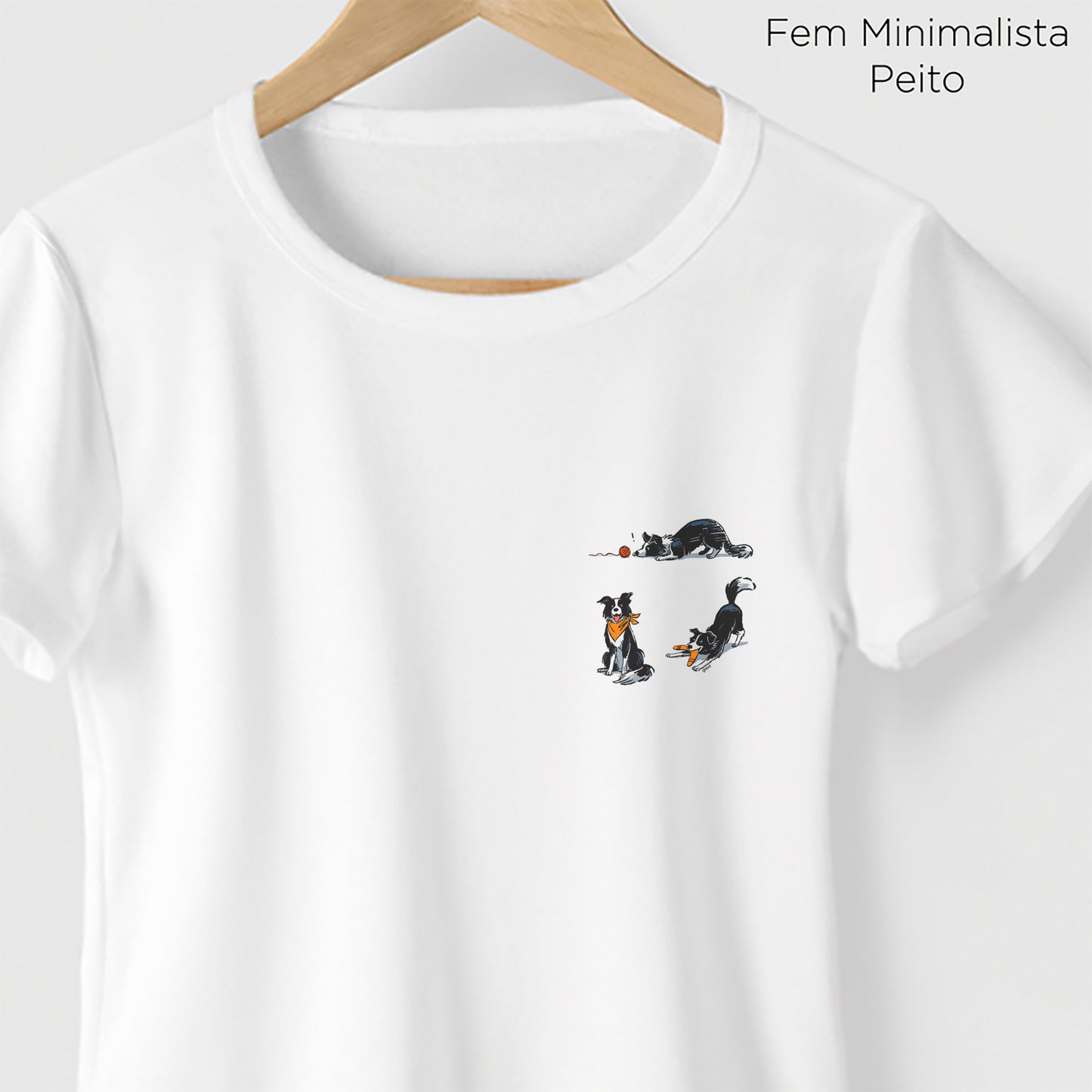 Camiseta Algoodão Branco - cód 10071