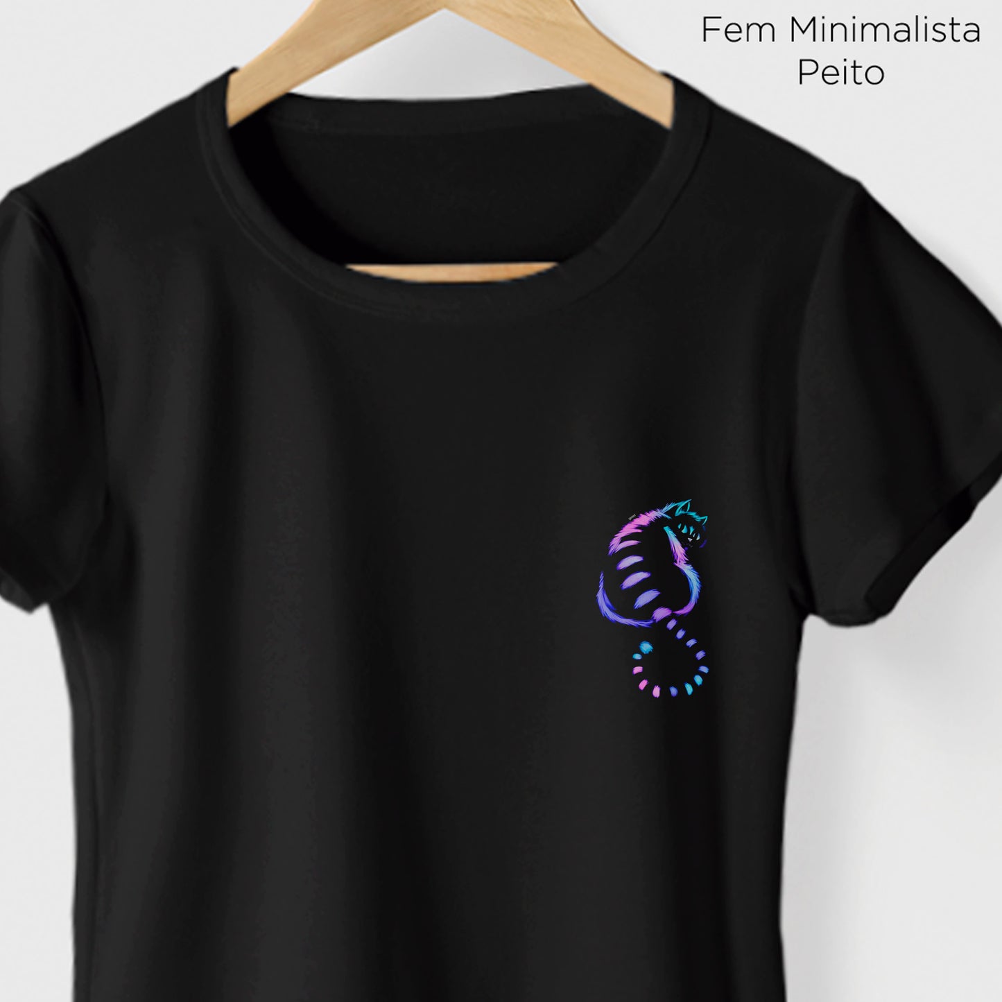 Camiseta Algoodão Preto - cód 10076