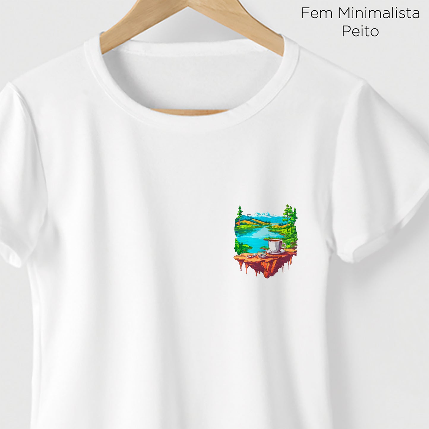 Camiseta Algoodão Branco - cód 10078
