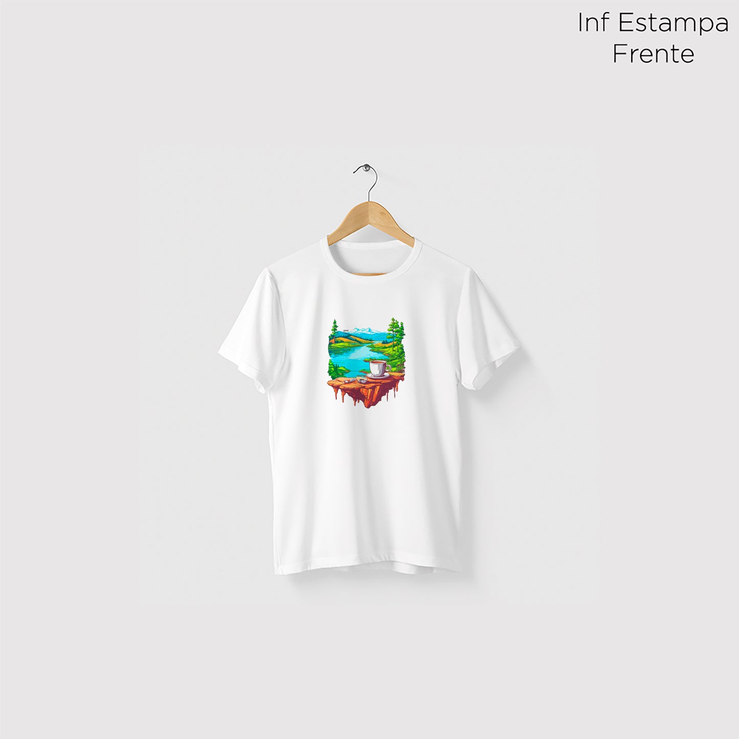 Camiseta Algoodão Branco - cód 10078