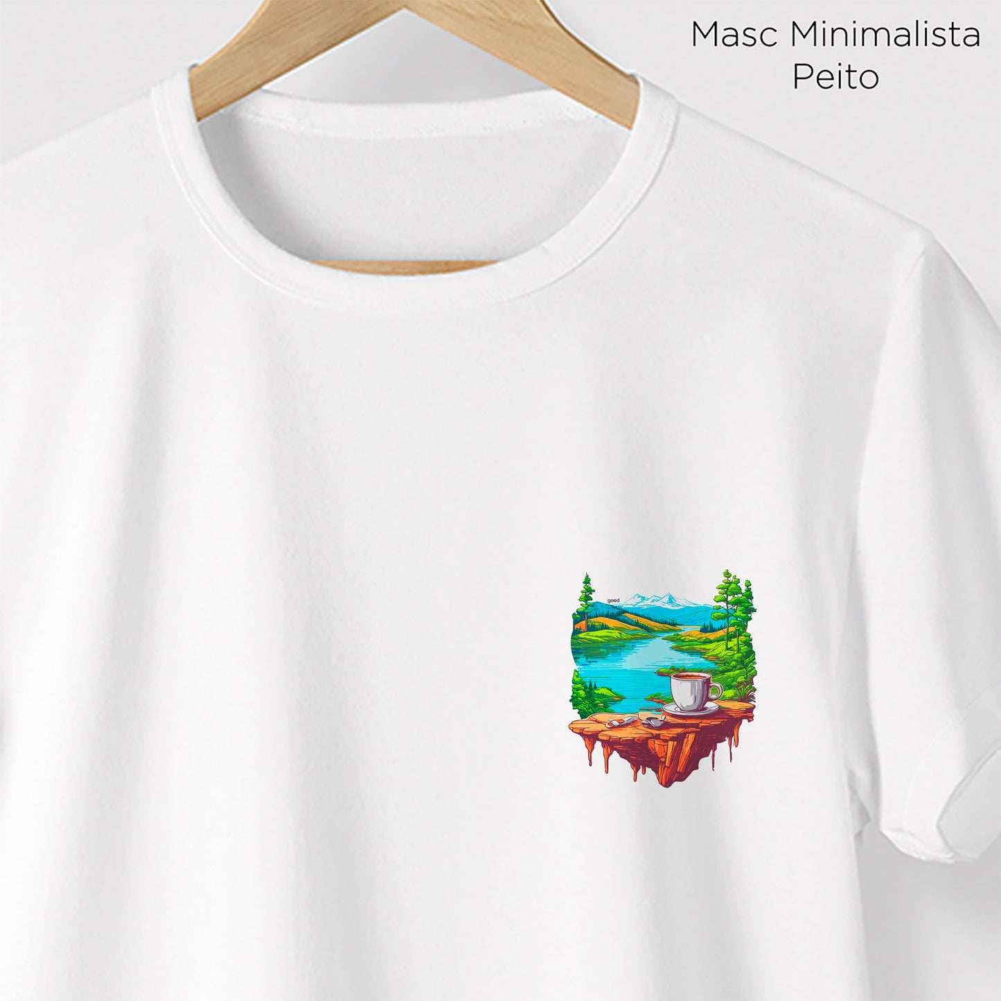 Camiseta Algoodão Branco - cód 10078