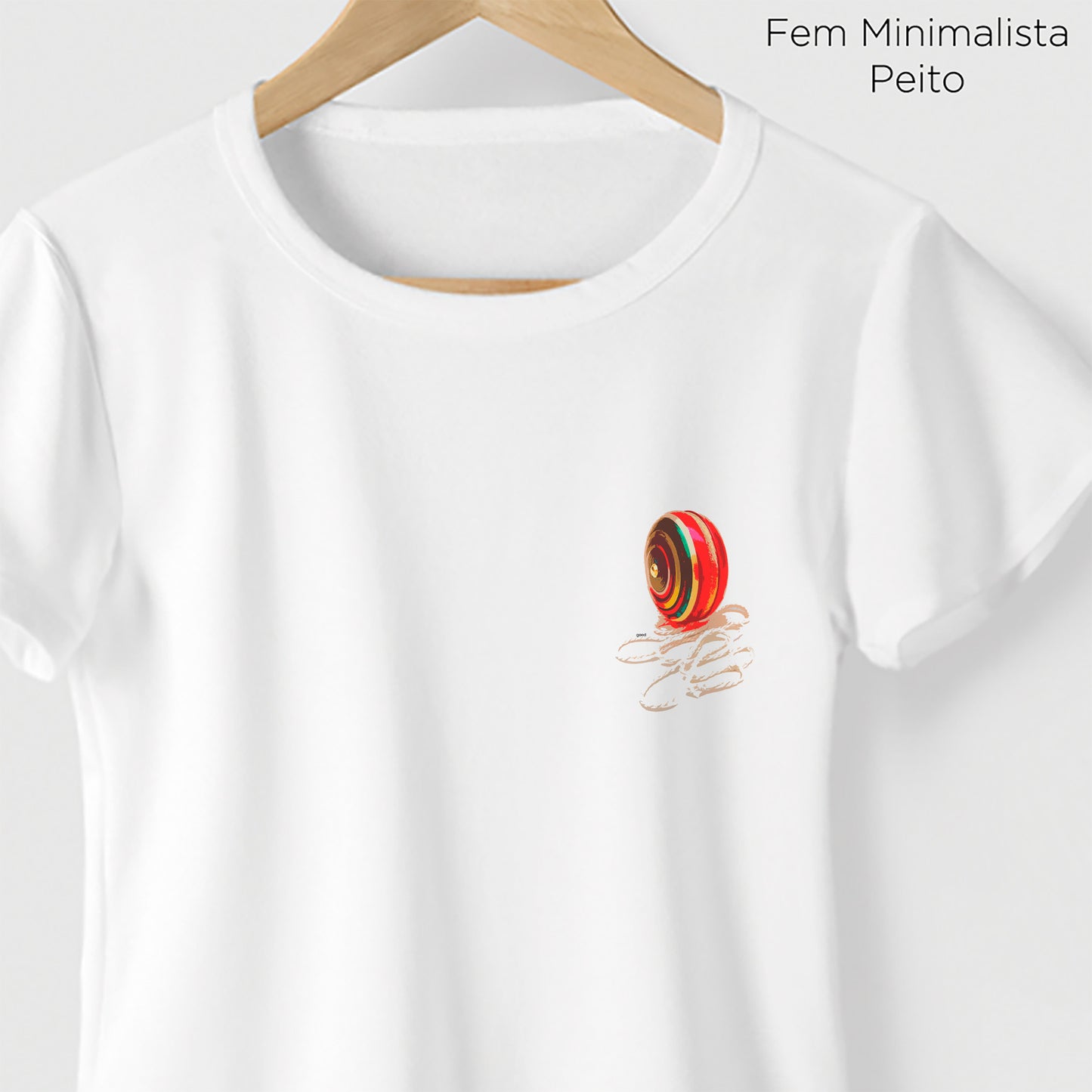 Camiseta Algoodão Branco - cód 10079