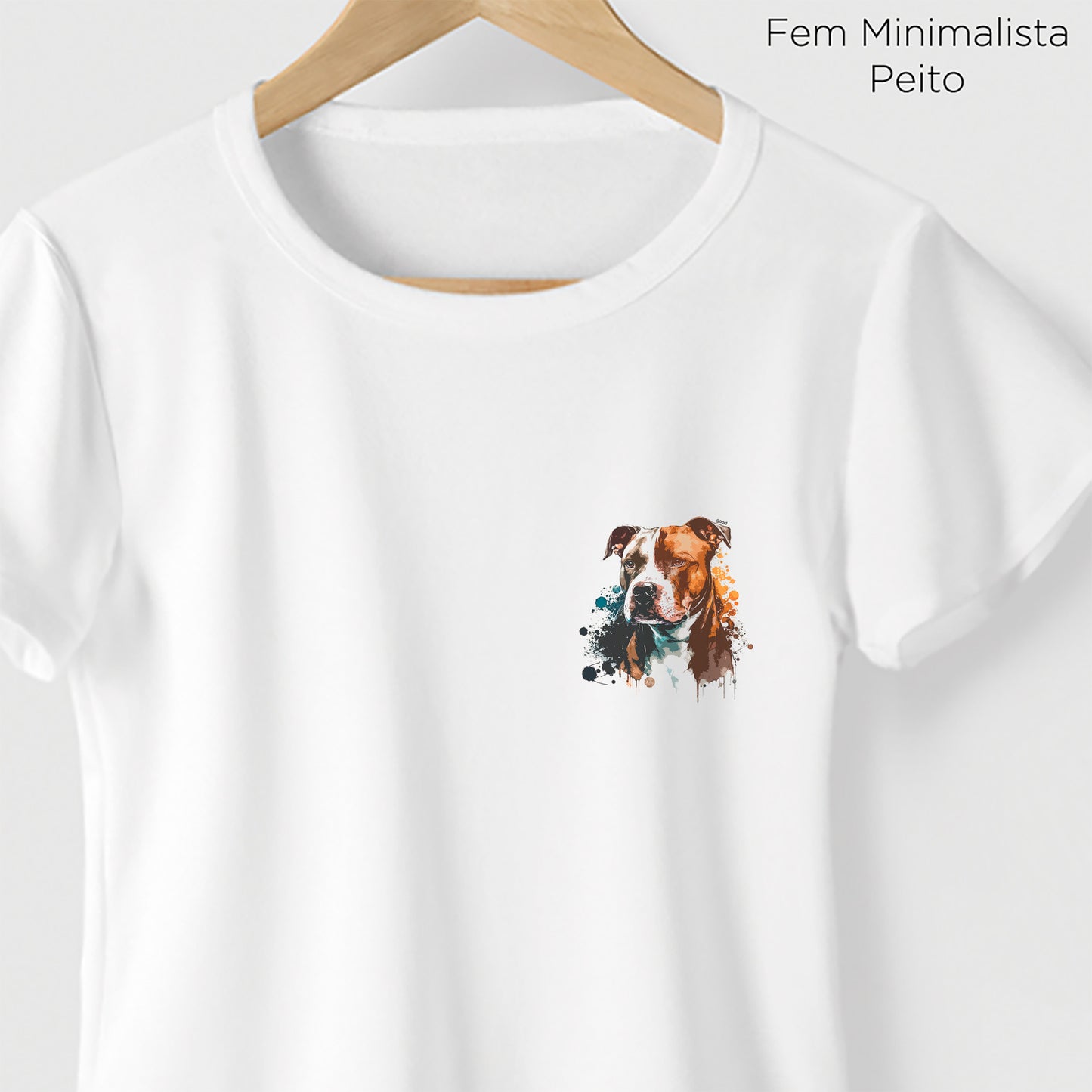 Camiseta Algoodão Branco - cód 10081