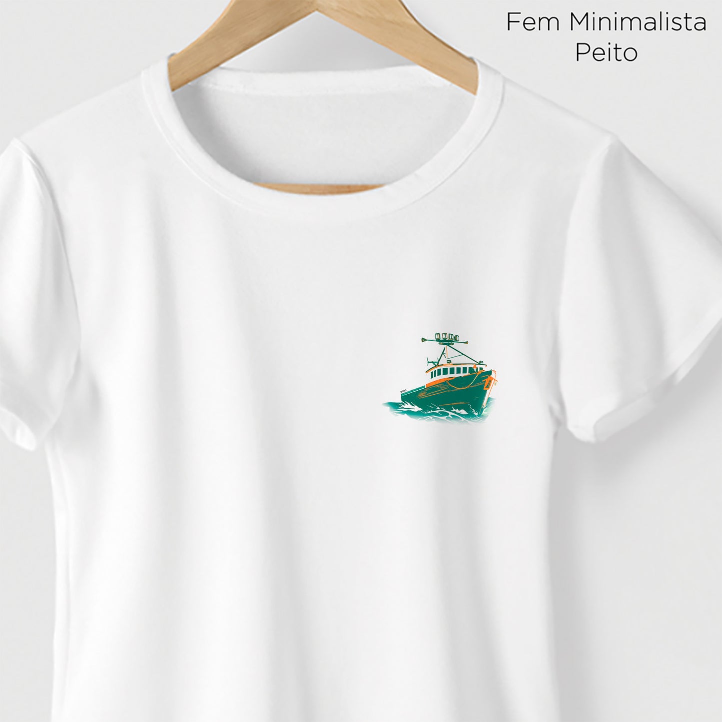 Camiseta Algoodão Branco - cód 10088