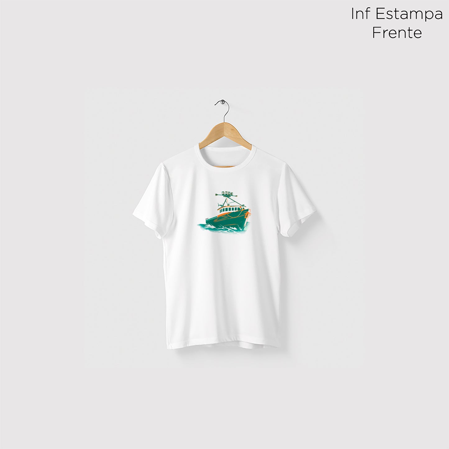 Camiseta Algoodão Branco - cód 10088