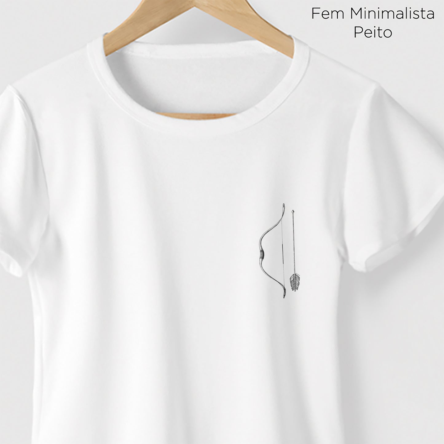 Camiseta Algoodão Branco - cód 10089