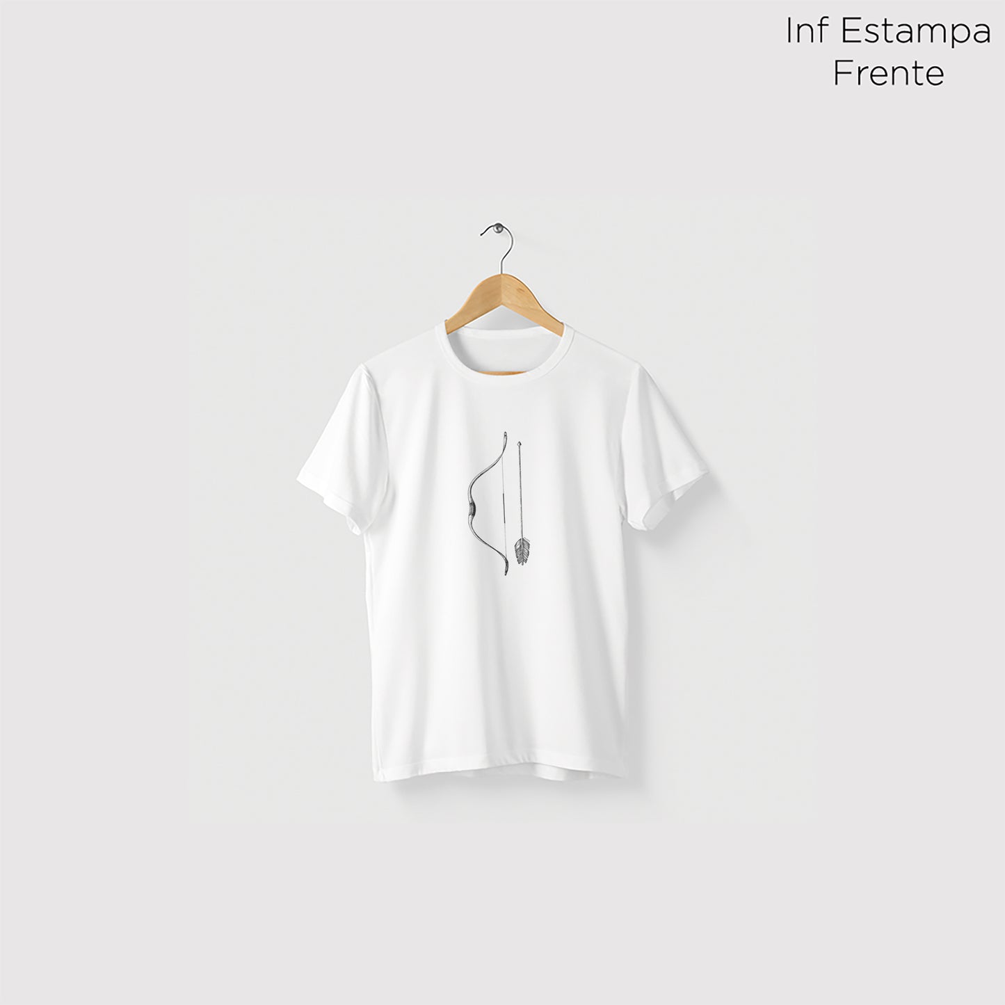 Camiseta Algoodão Branco - cód 10089