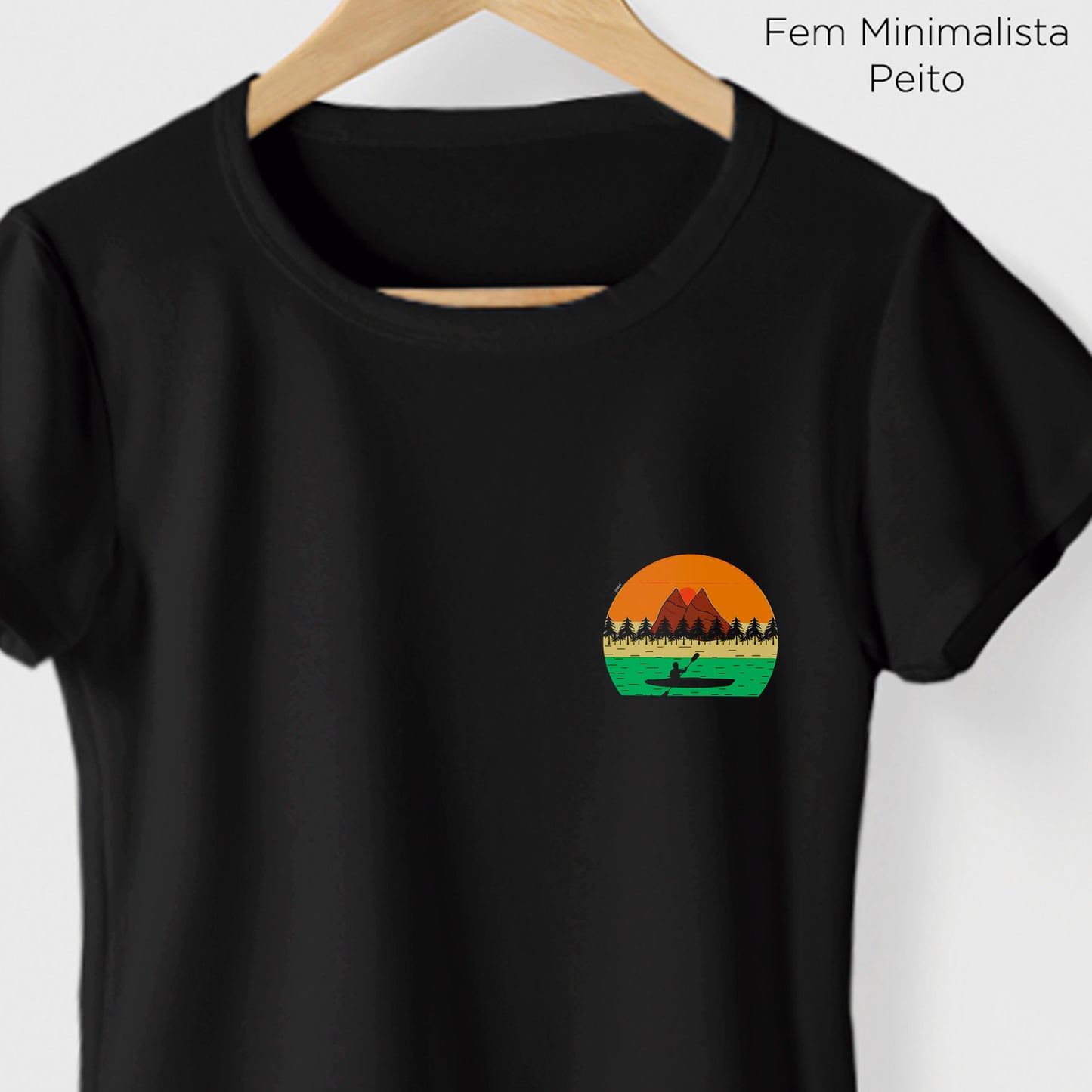 Camiseta Algoodão Preto - cód 10090