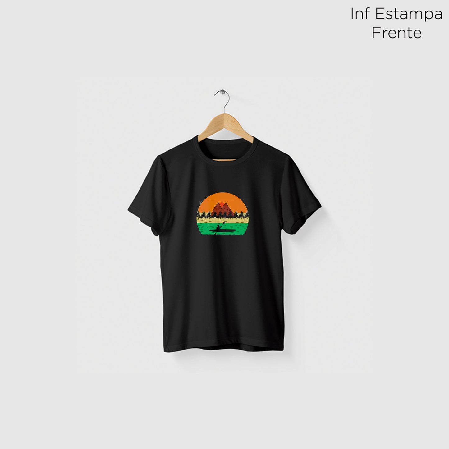 Camiseta Algoodão Preto - cód 10090