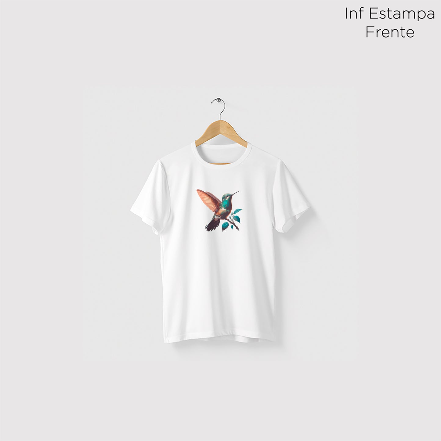 Camiseta Algoodão Branco - cód 10094