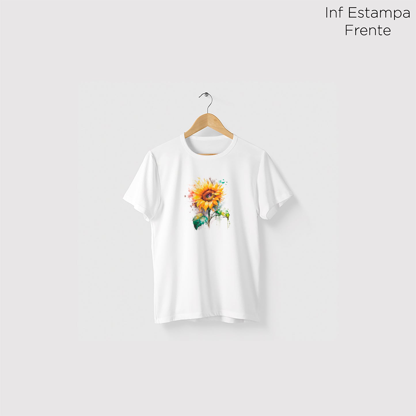 Camiseta Algoodão Branco - cód 10097