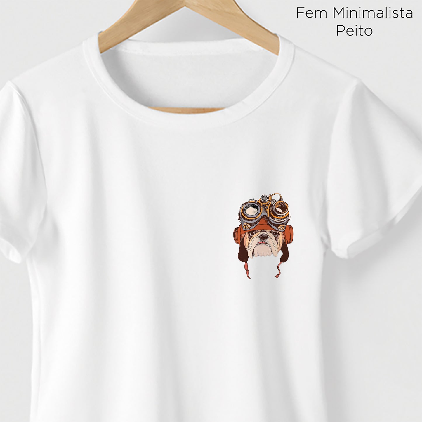 Camiseta Algoodão Branco - cód 10098