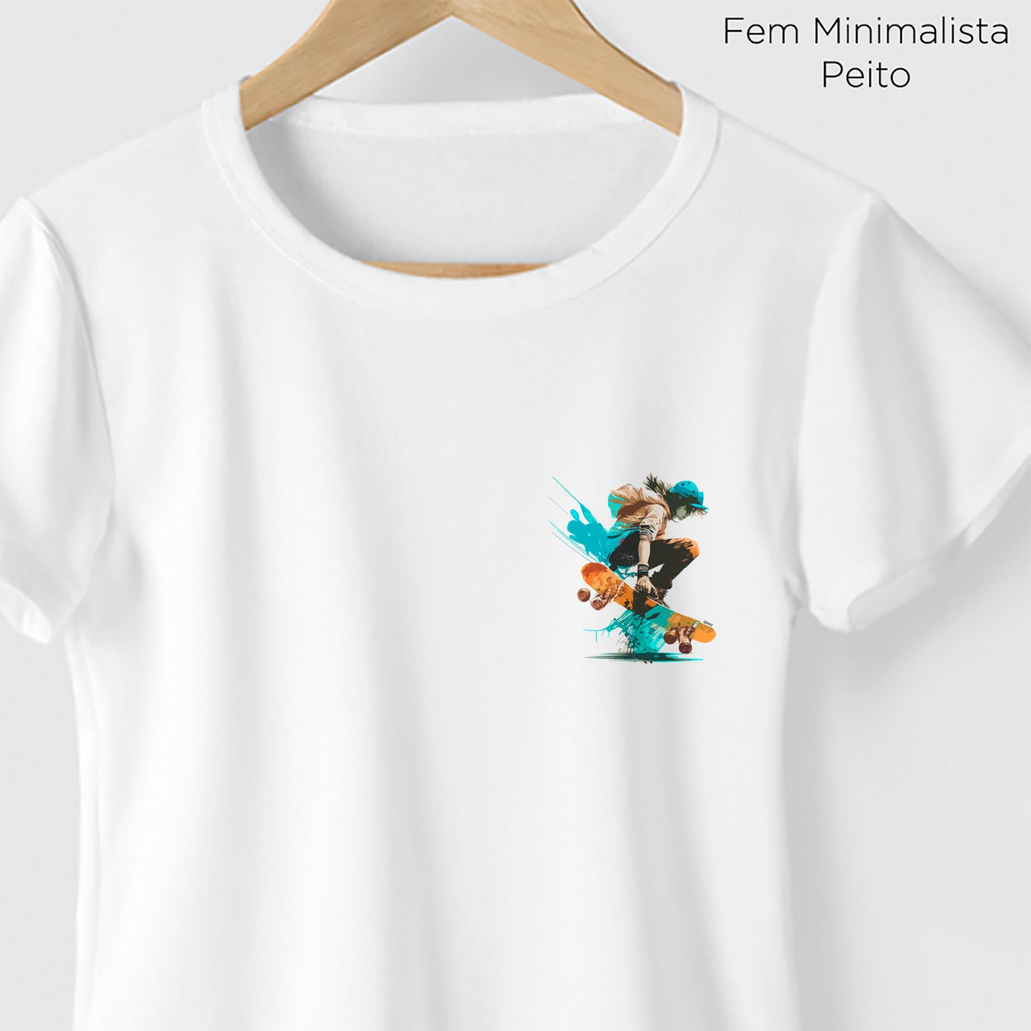 Camiseta Algoodão Branco - cód 10099
