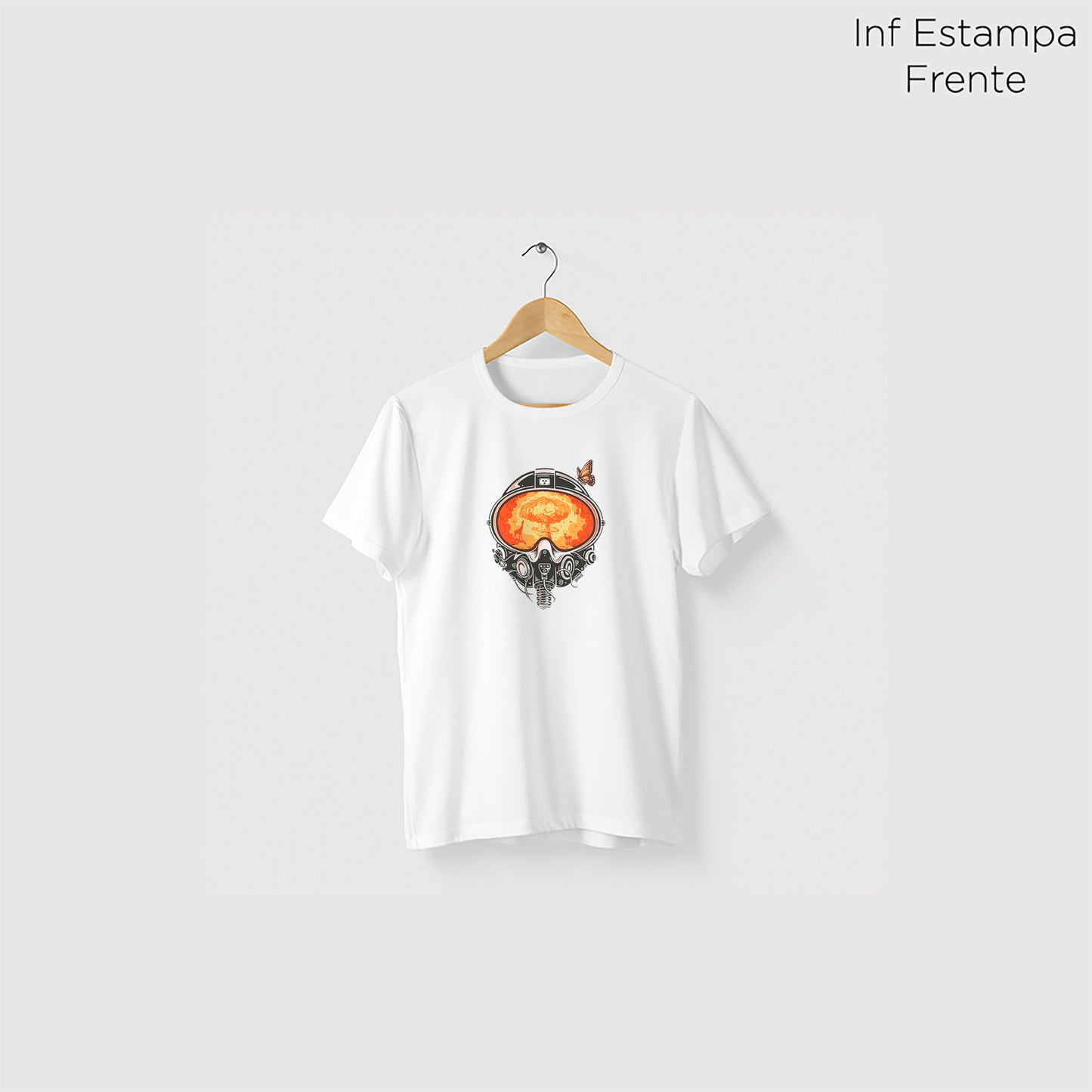 Camiseta Algoodão Branco - cód 10100