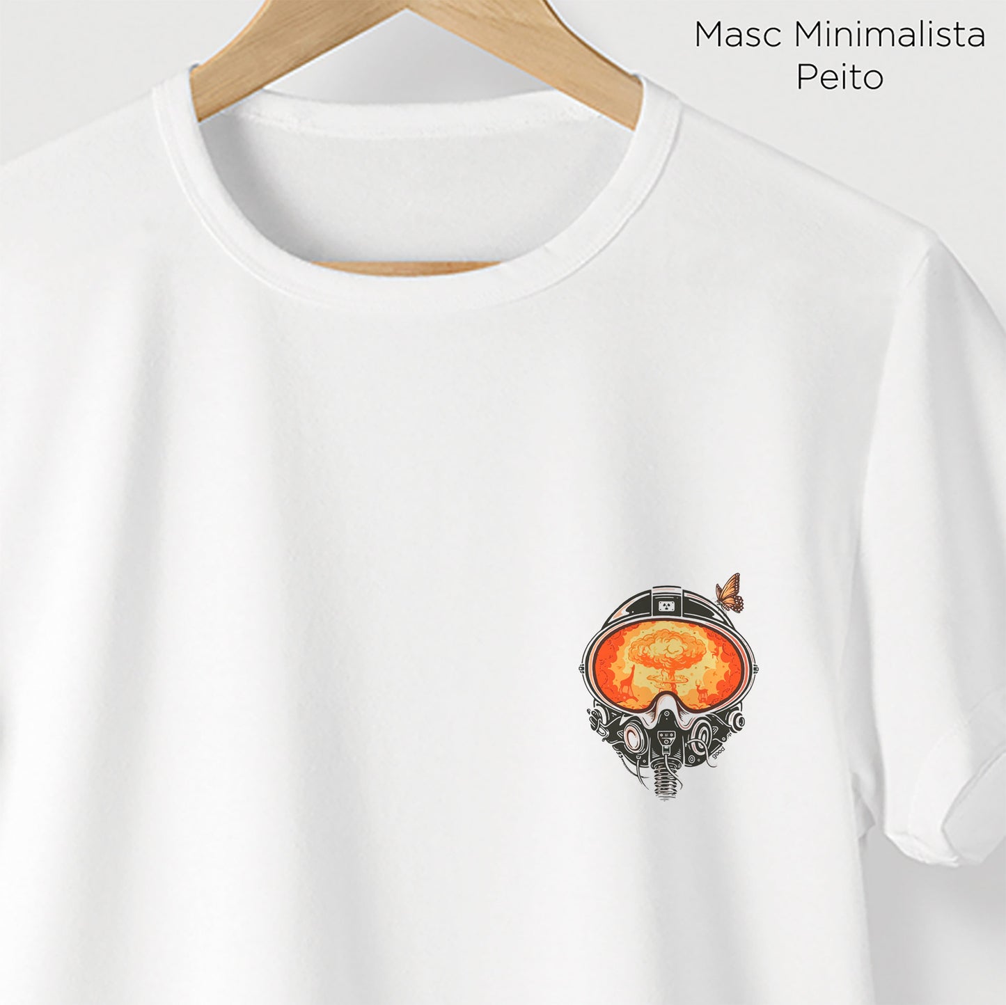 Camiseta Algoodão Branco - cód 10100