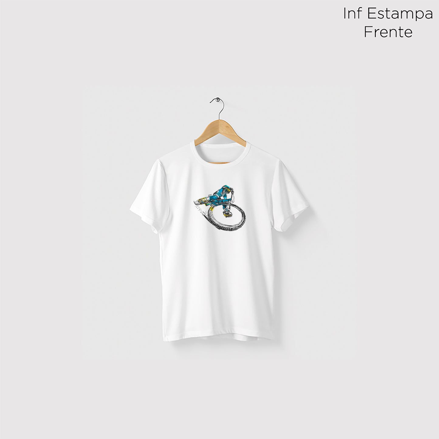Camiseta Algoodão Branco - cód 10101
