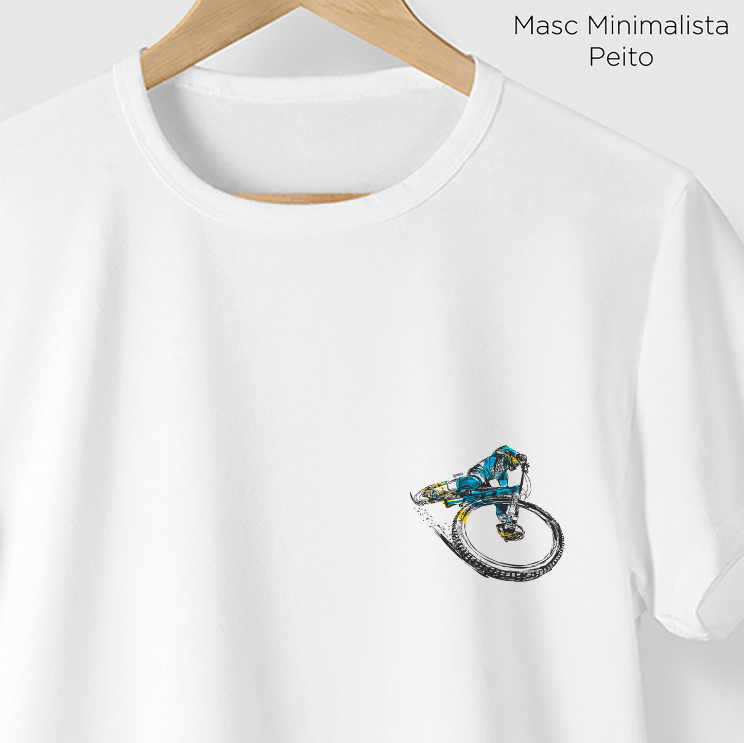 Camiseta Algoodão Branco - cód 10101