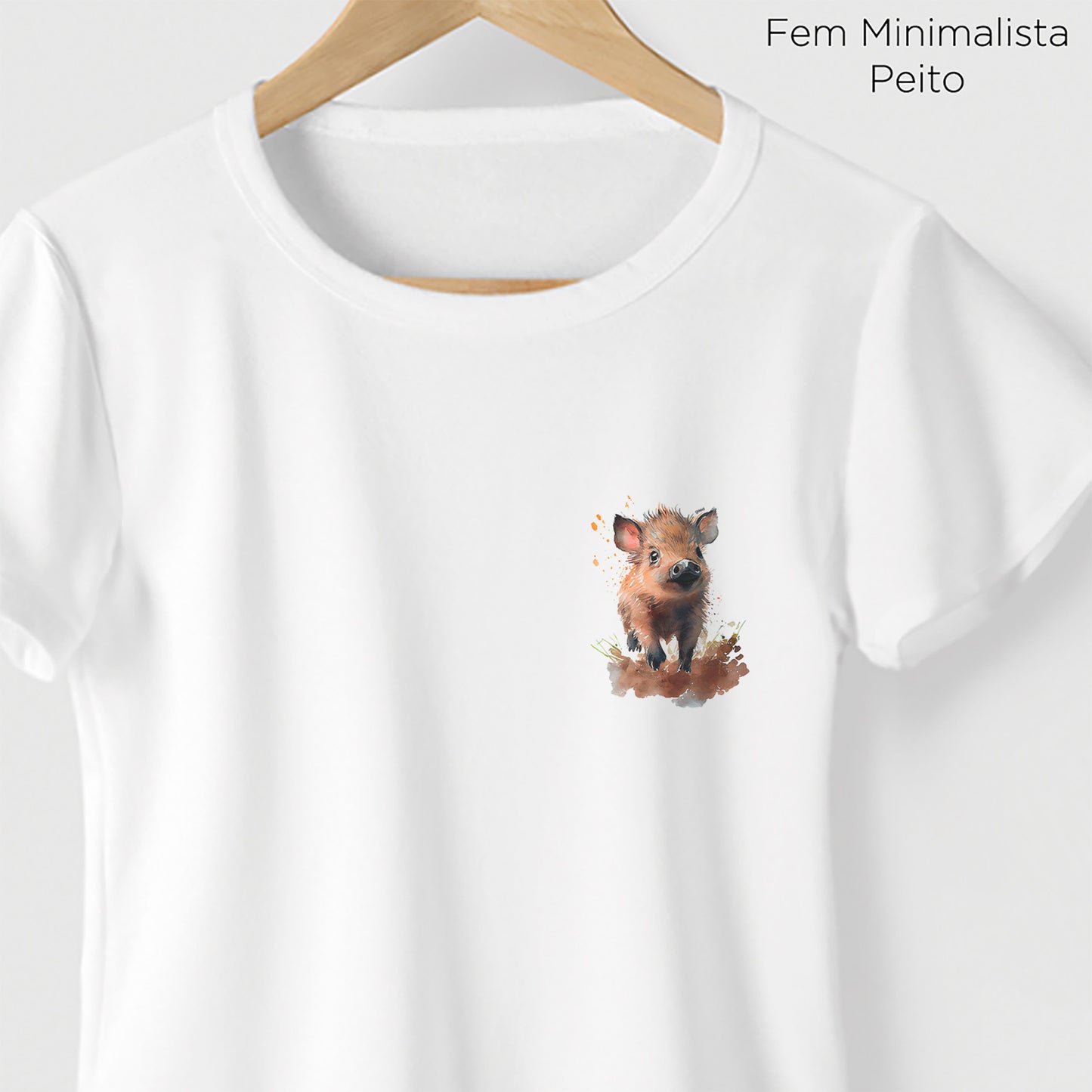 Camiseta Algoodão Branco - cód 10103