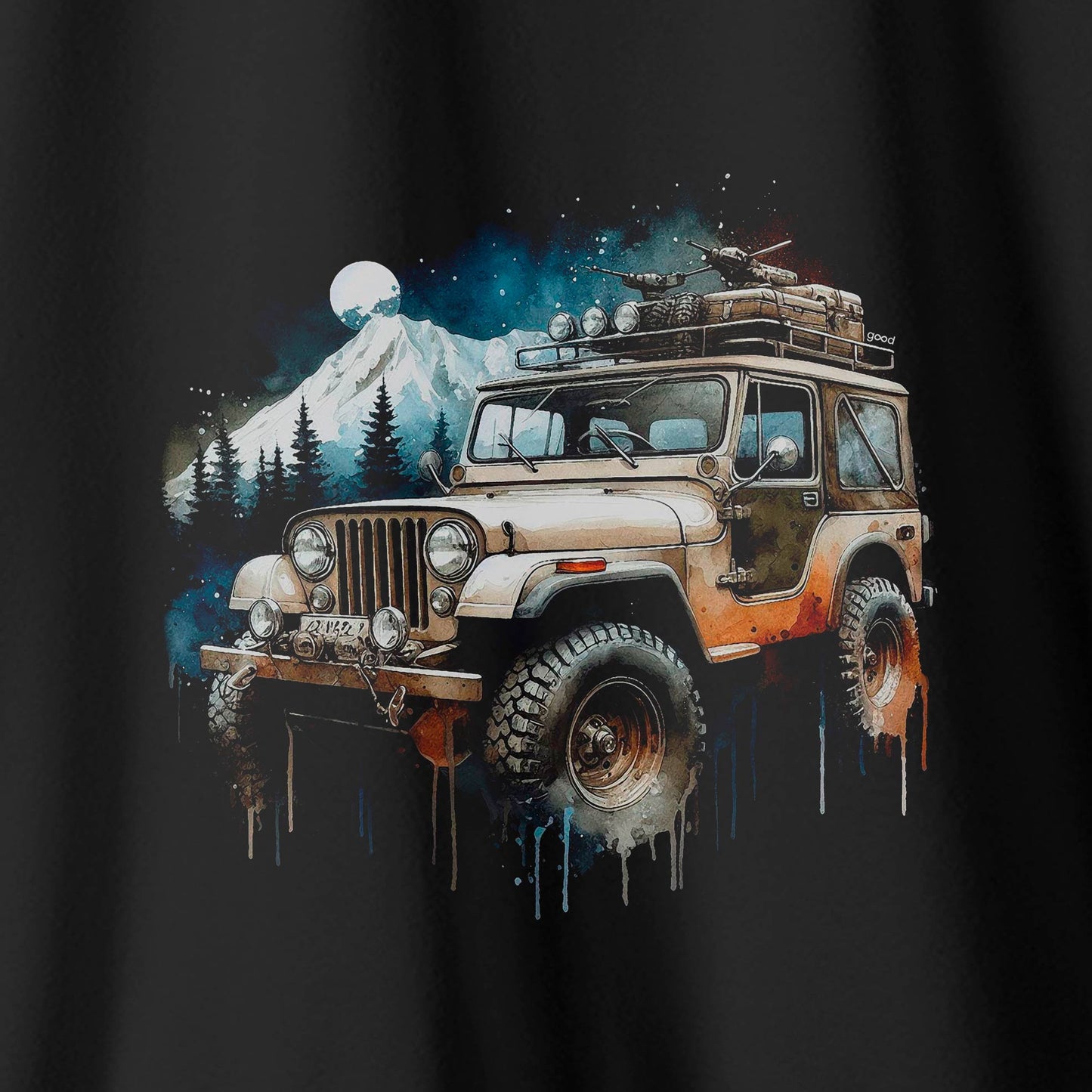 Camiseta Algoodão Preto - cód 10104