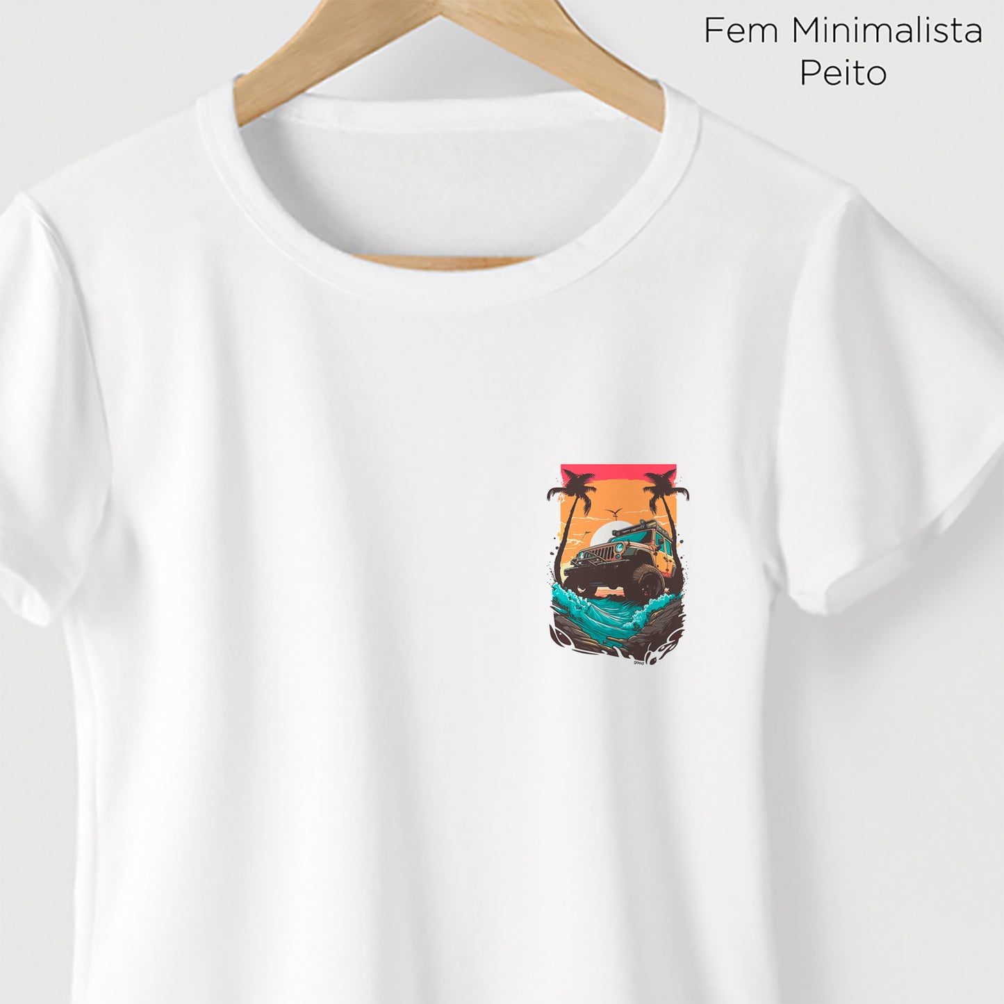 Camiseta Algoodão Branco - cód 10108