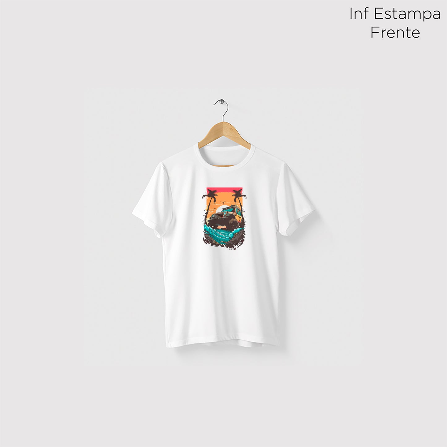 Camiseta Algoodão Branco - cód 10108
