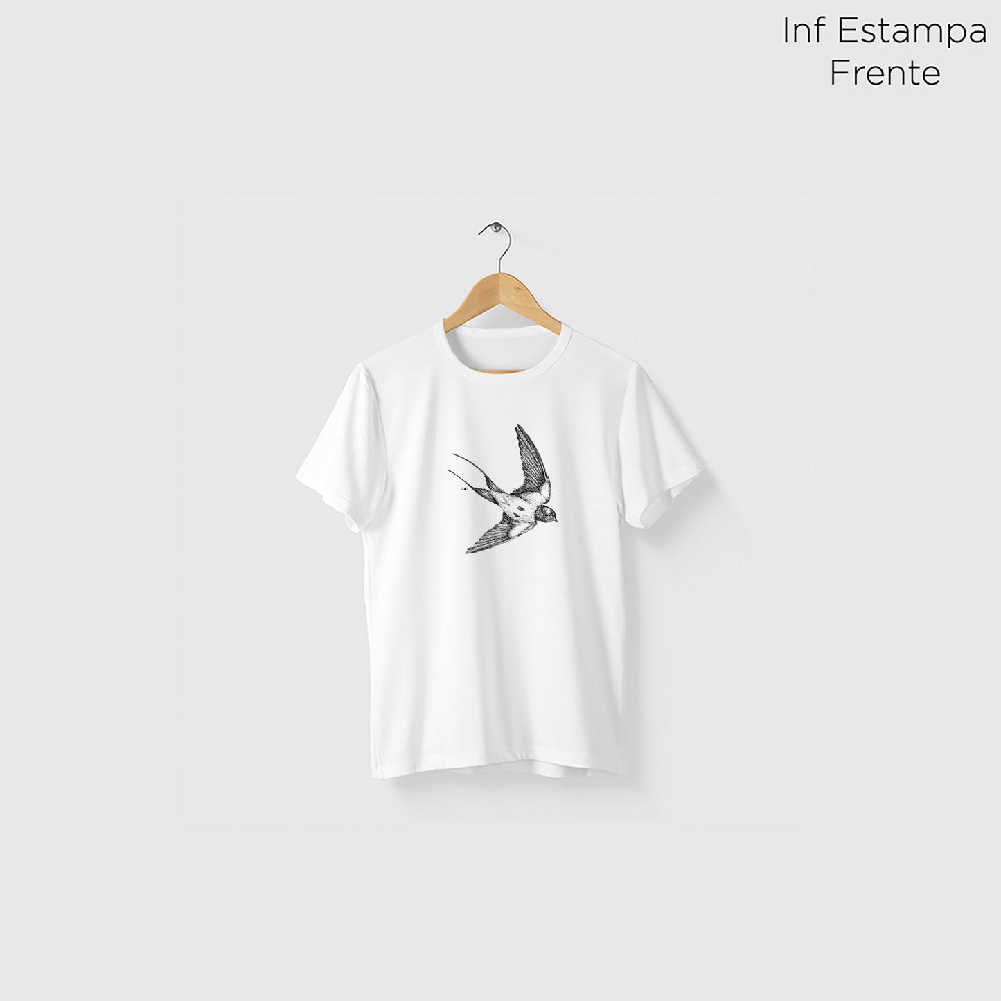 Camiseta Amazônia ANDORINHA - BRANCO - cód 10501