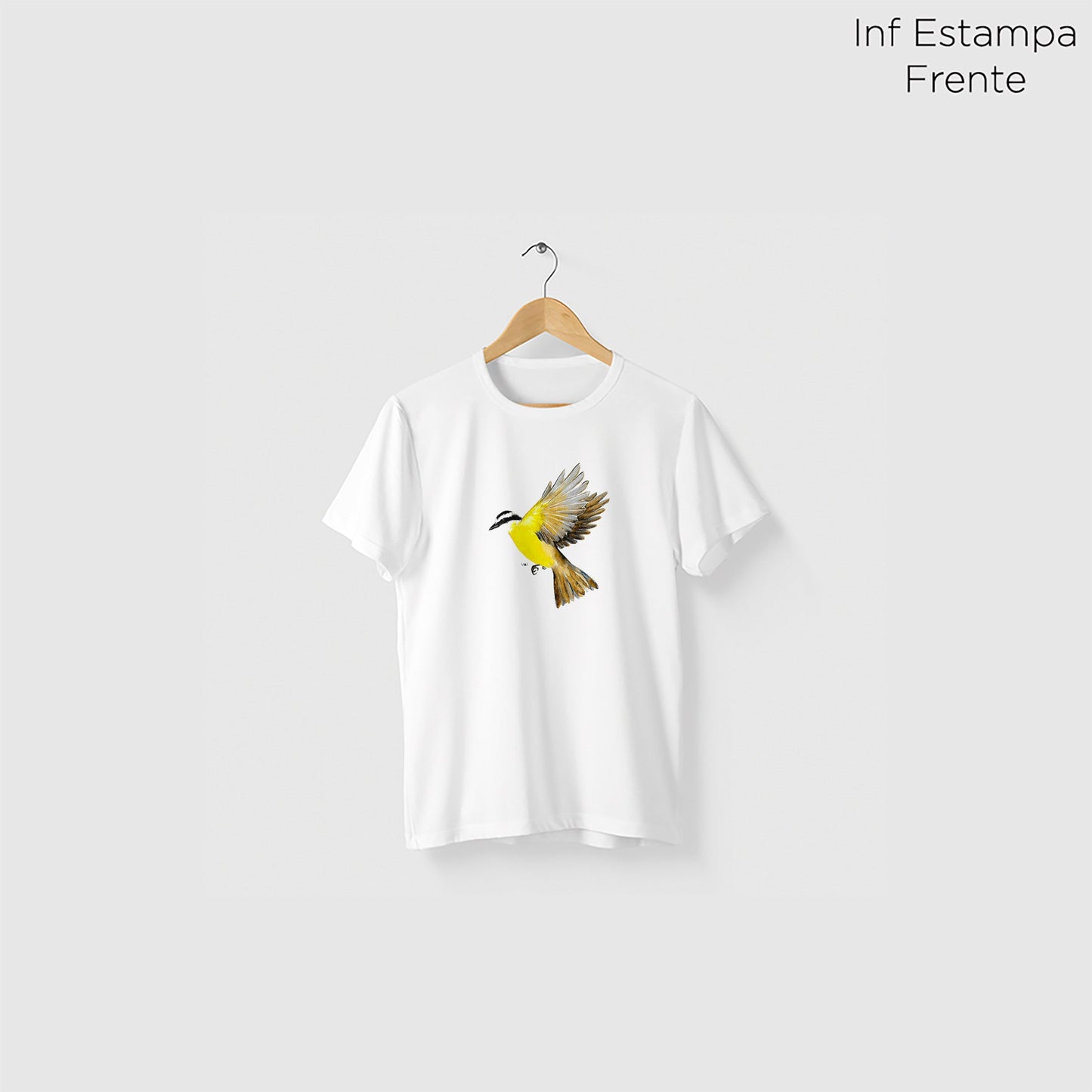 Camiseta Amazônia BEM-TE-VI - BRANCO - cód 10507