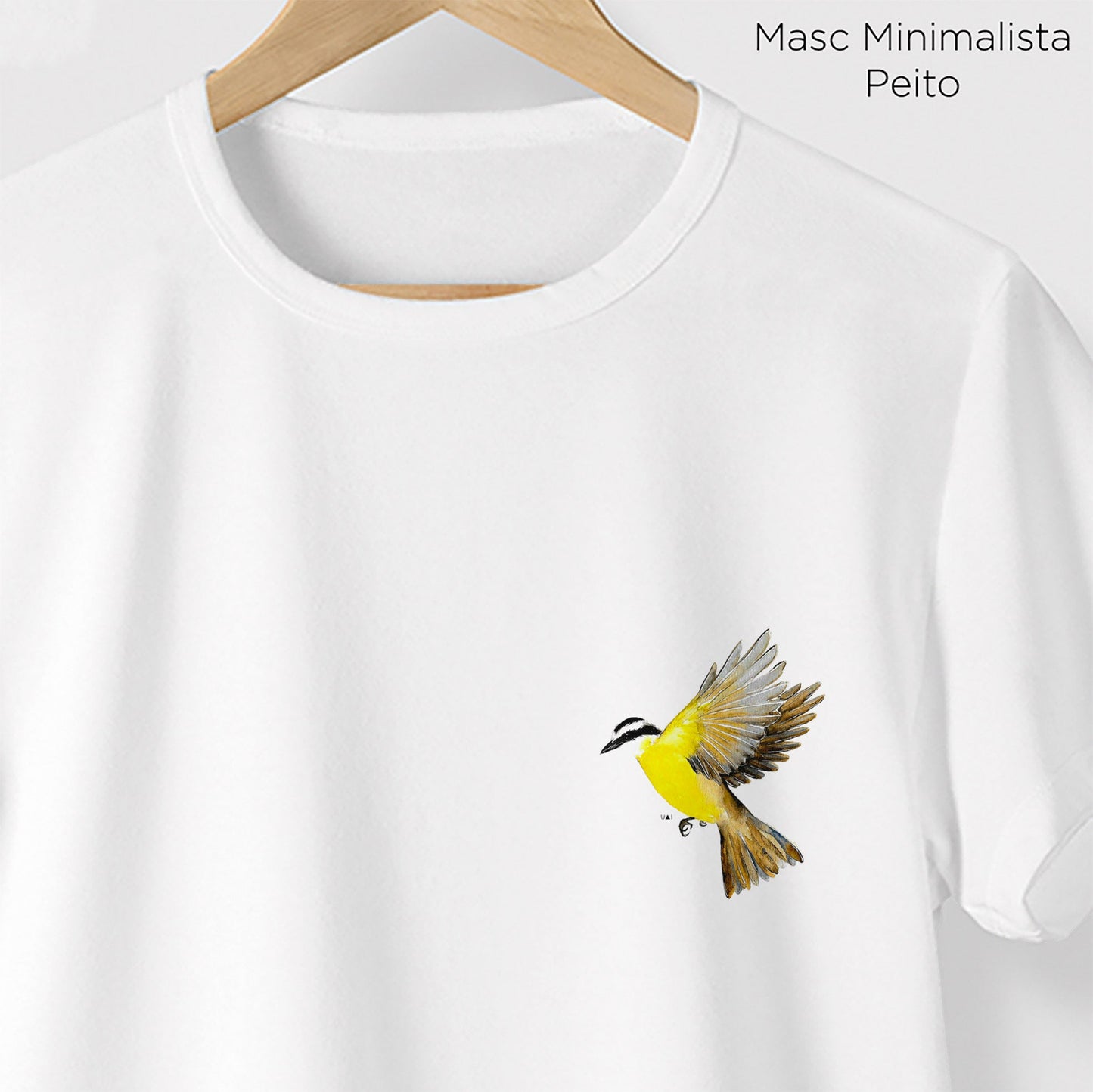 Camiseta Amazônia BEM-TE-VI - BRANCO - cód 10507