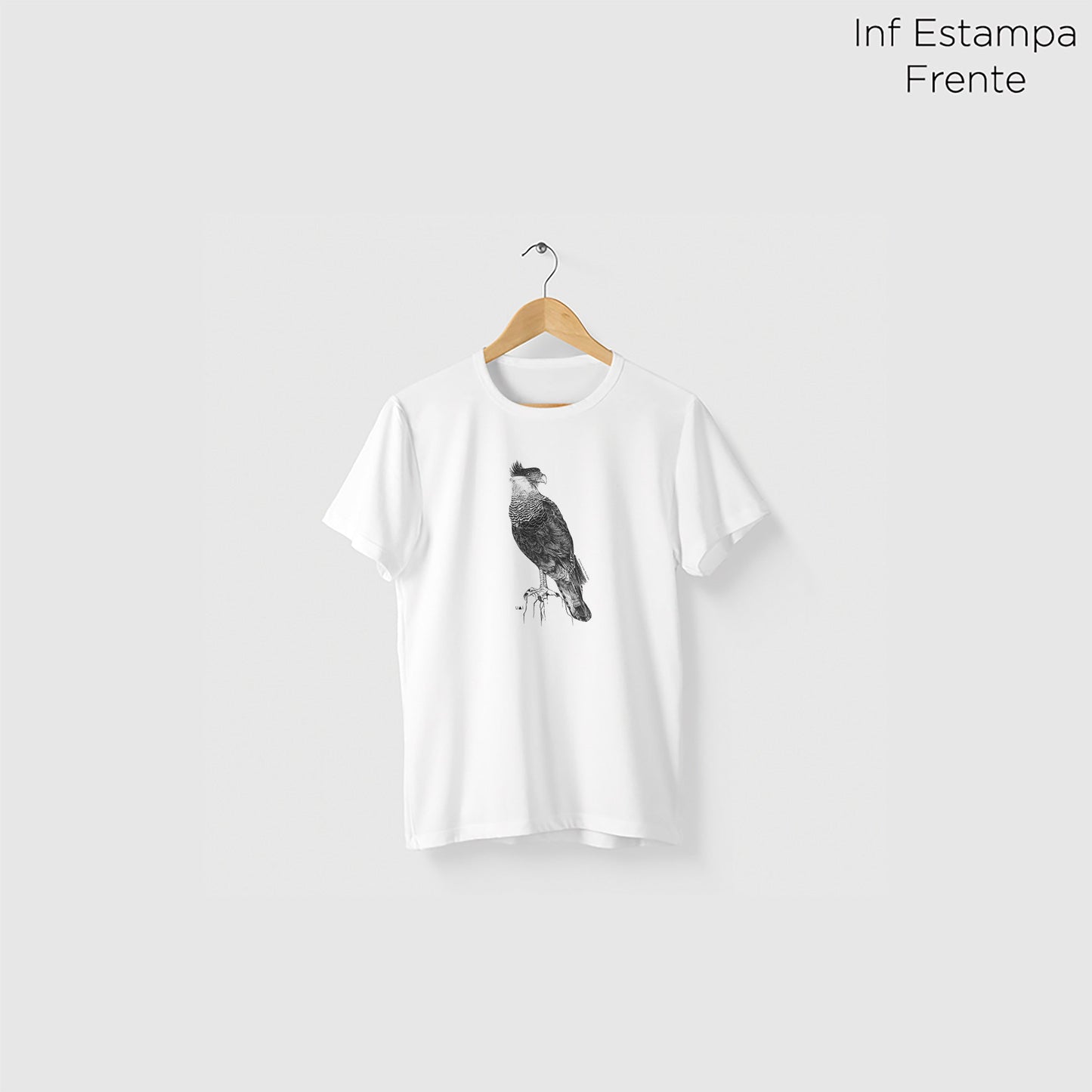 Camiseta Amazônia CARCARÁ - BRANCO - cód 10551