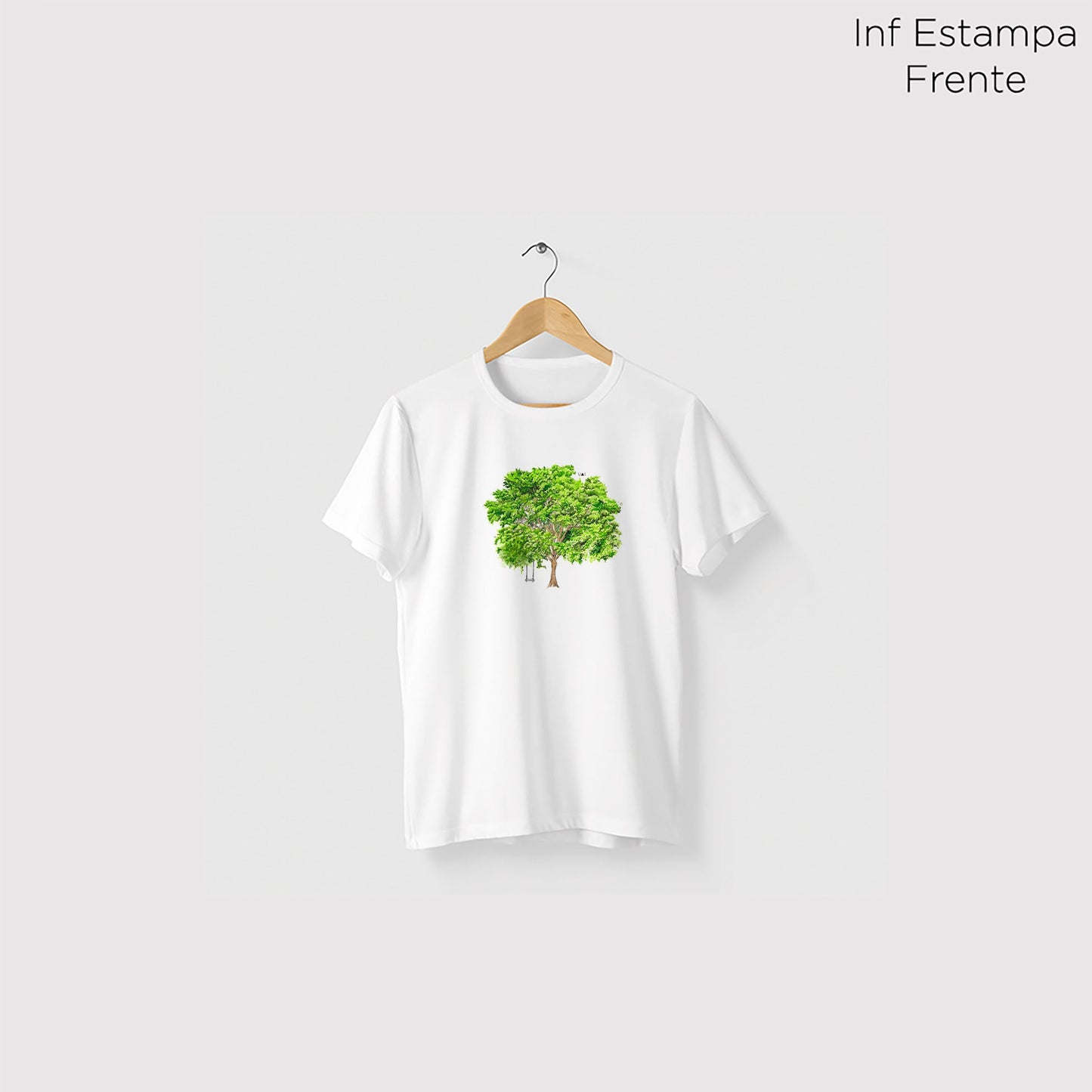 Camiseta Amazônia PAU-BRASIL - BRANCO - cód 10557