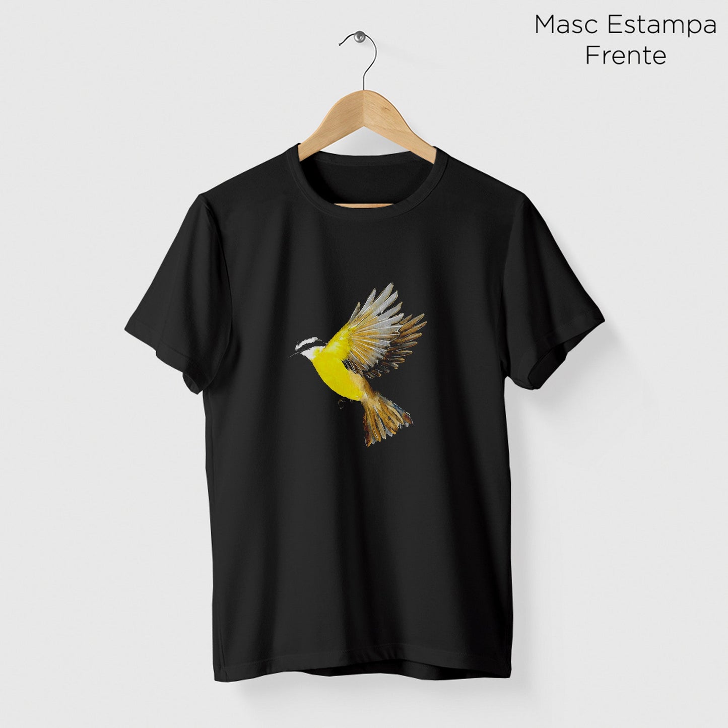 Camiseta Amazônia BEM-TE-VI - PRETO - cód 10507