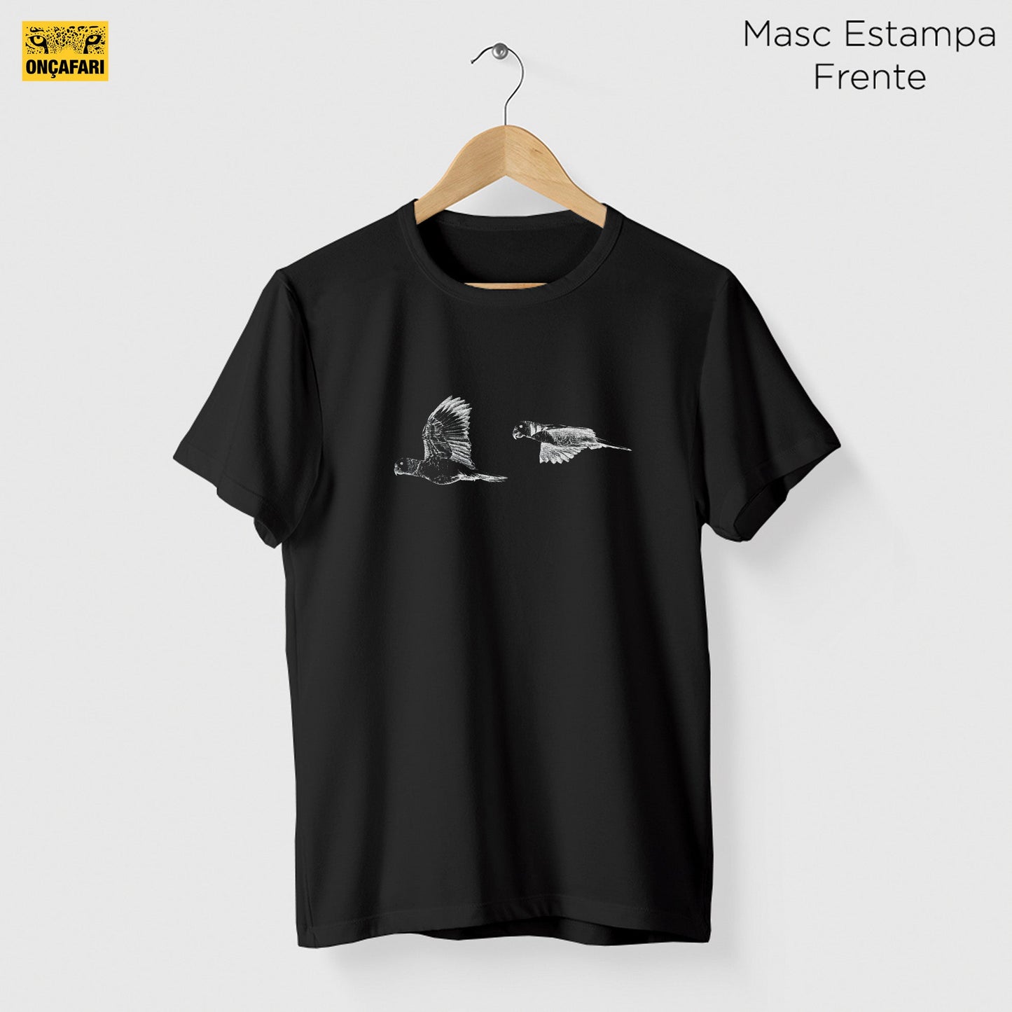 Camiseta Amazônia ONÇAFARI MARITACAS - PRETO - cód 2061