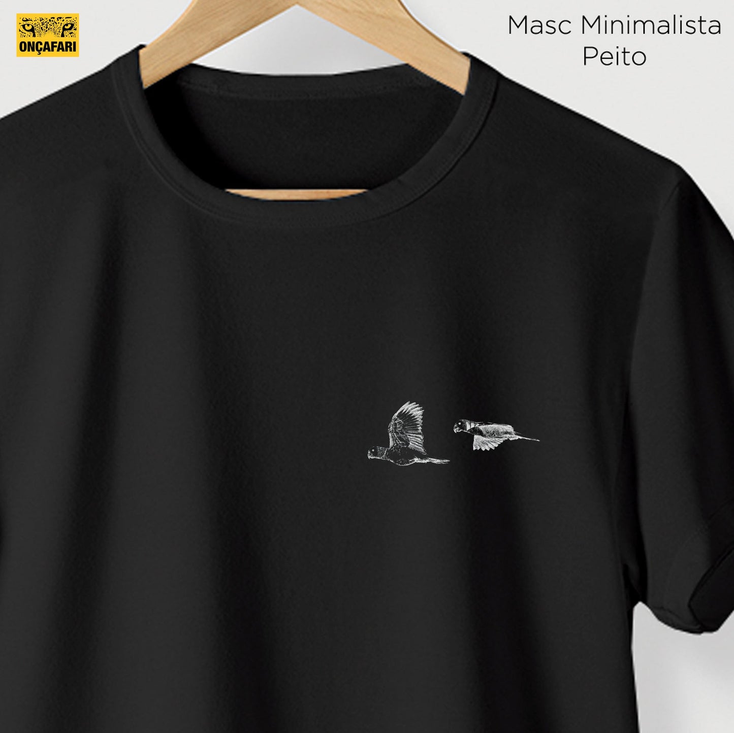 Camiseta Amazônia ONÇAFARI MARITACAS - PRETO - cód 2061