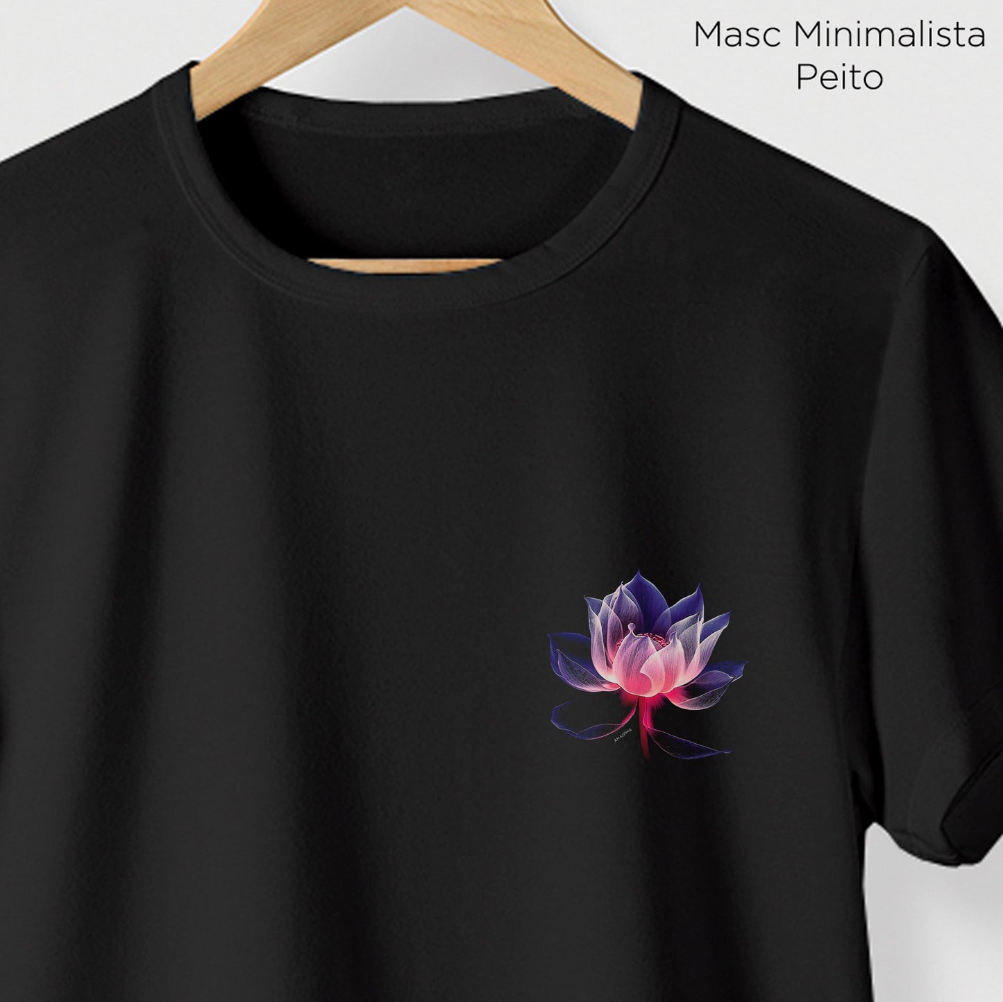 Camiseta Amazônia LOTUS – PRETO - cód 2085
