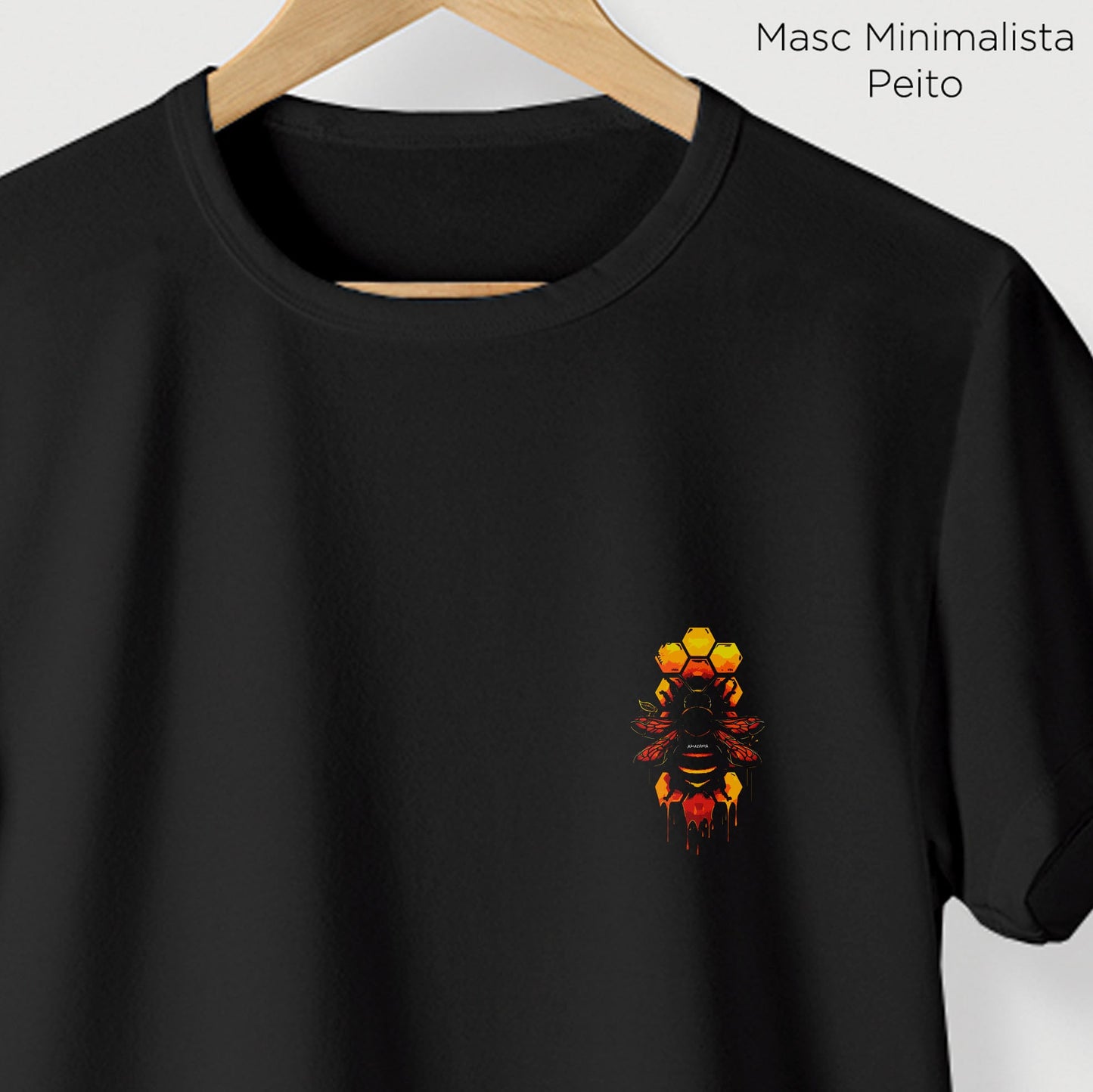 Camiseta Amazônia BEE - PRETO - cód 2094