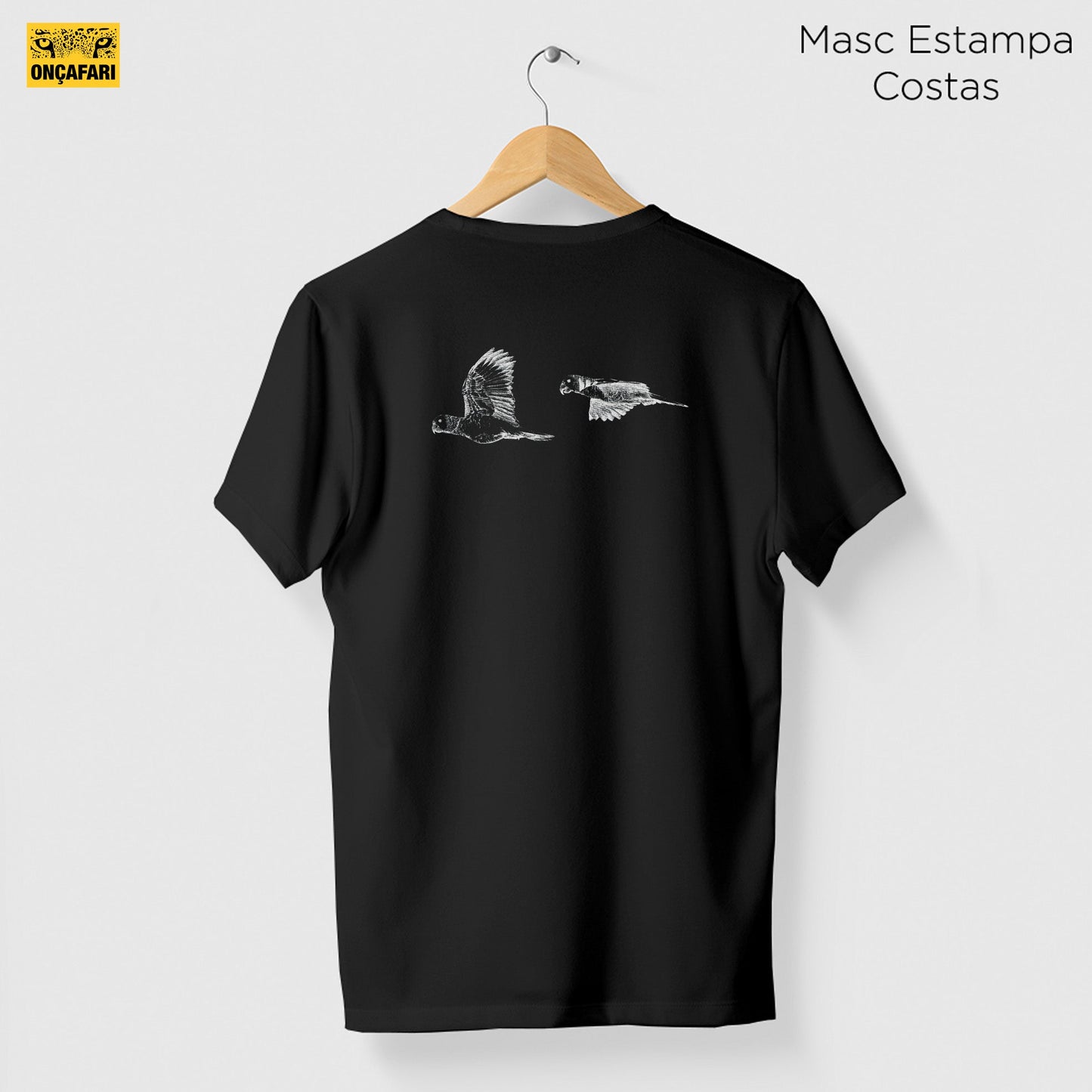 Camiseta Amazônia ONÇAFARI MARITACAS - PRETO - cód 2061