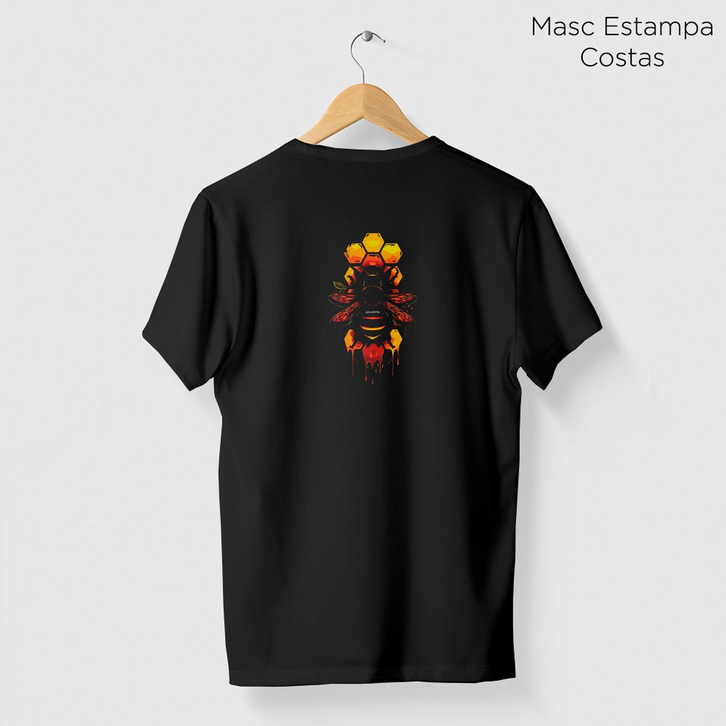 Camiseta Amazônia BEE - PRETO - cód 2094