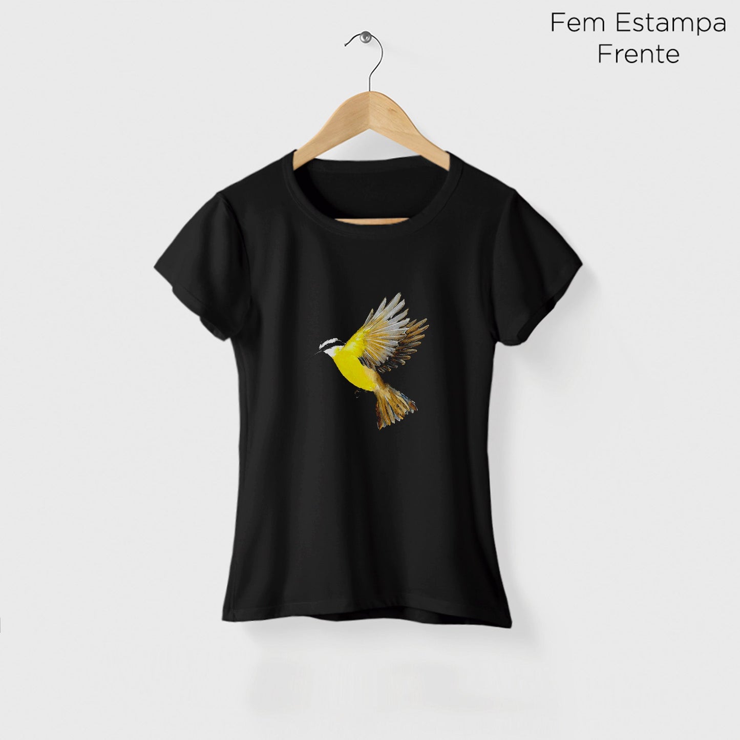 Camiseta Amazônia BEM-TE-VI - PRETO - cód 10507