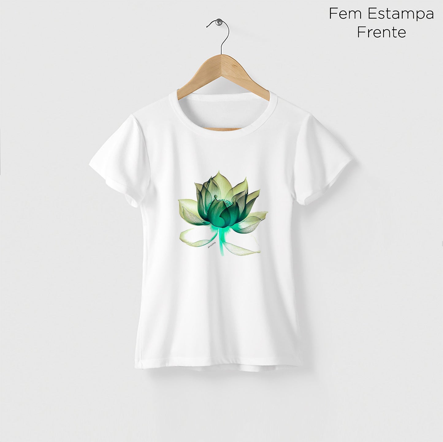 Camiseta Amazônia LOTUS – BRANCO - cód 2085