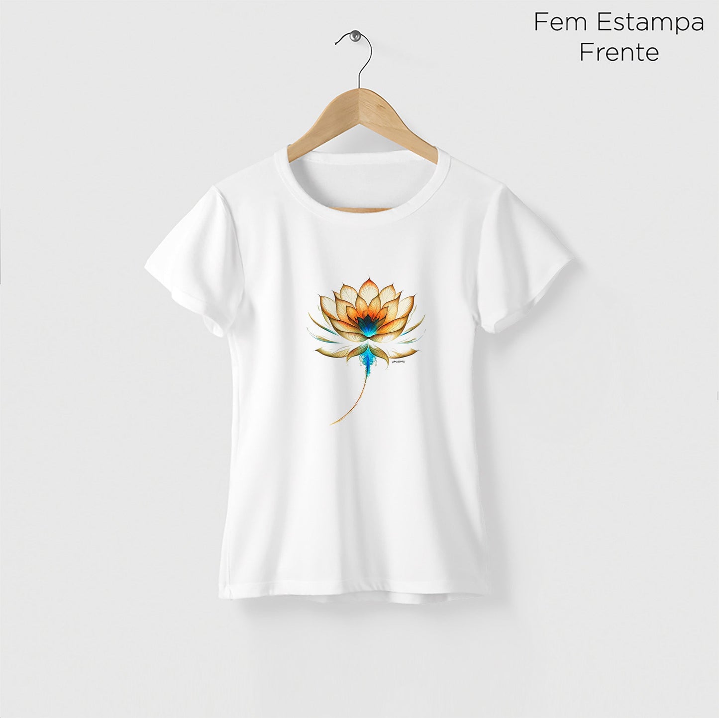 Camiseta Amazônia BIO COLOR – BRANCO - cód 2090